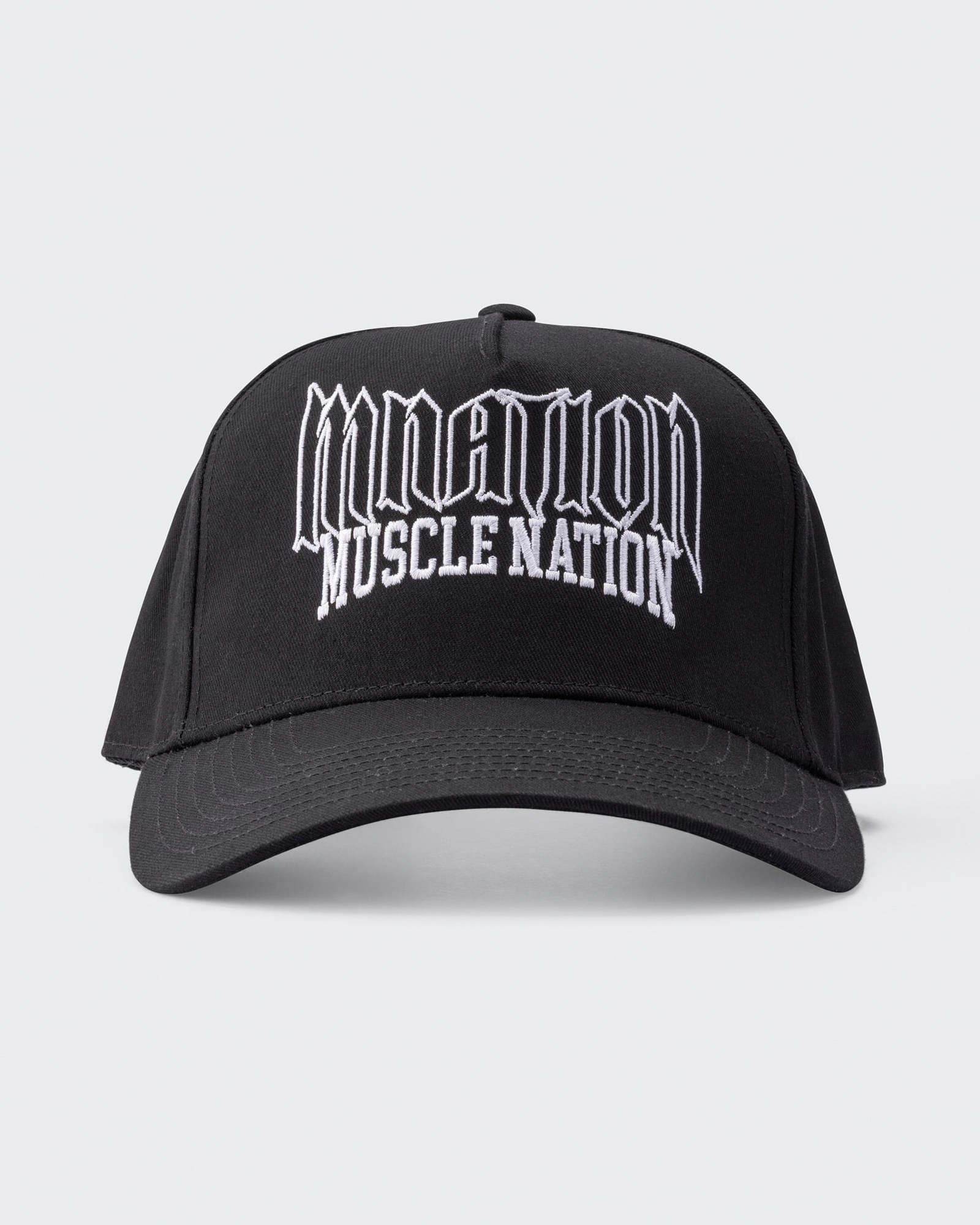 Metal A-Frame Hat - Black