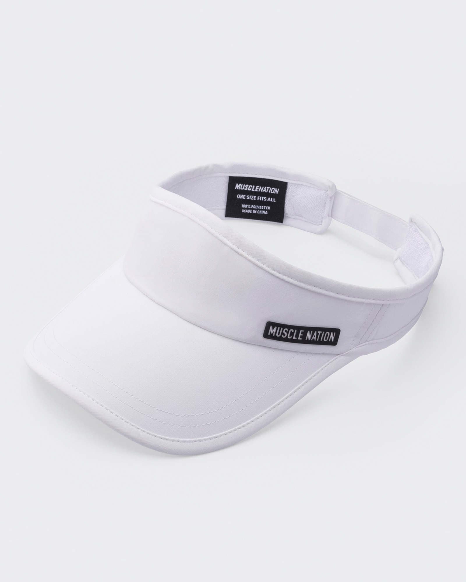 Muscle Nation Active Visor - White