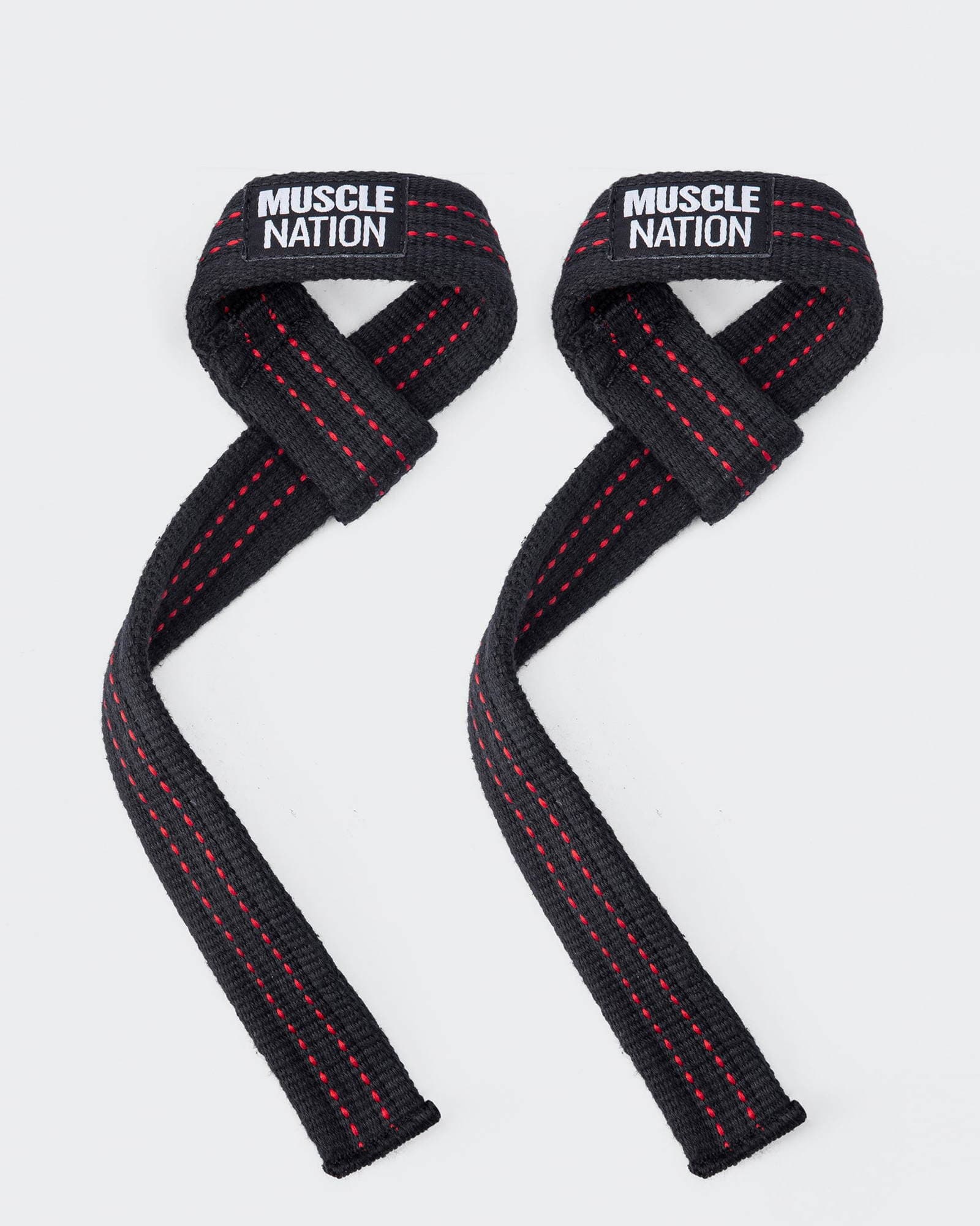 Lifting Straps - Black / Red