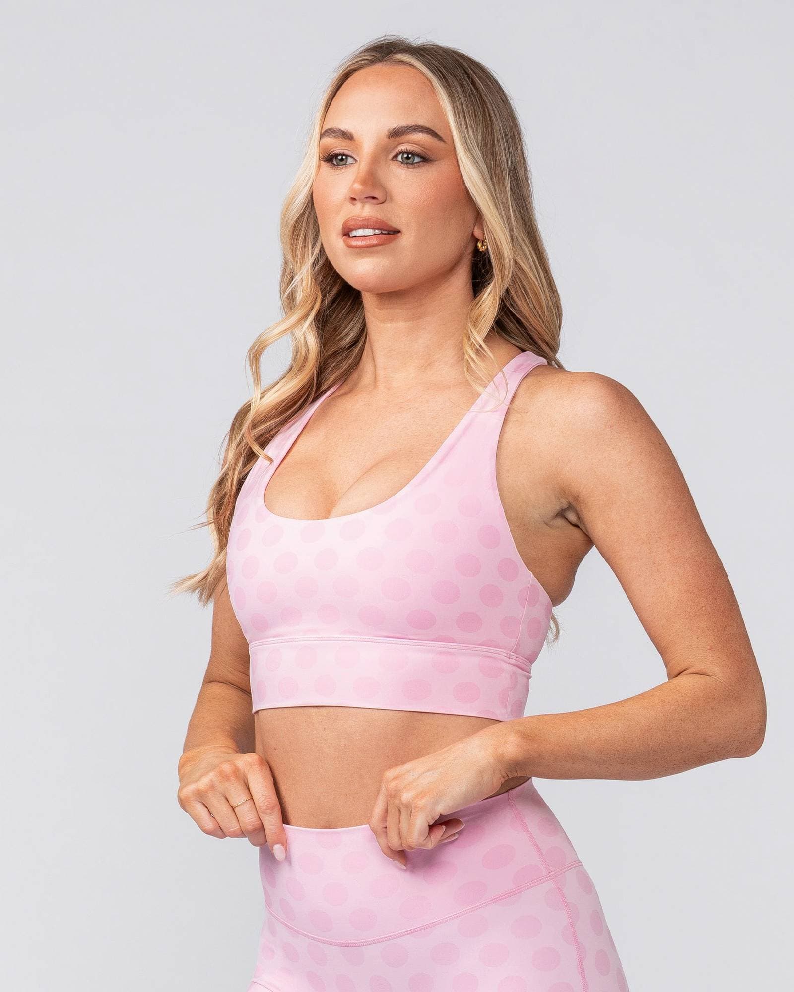 Allure Longline Bra - Blossom Spot