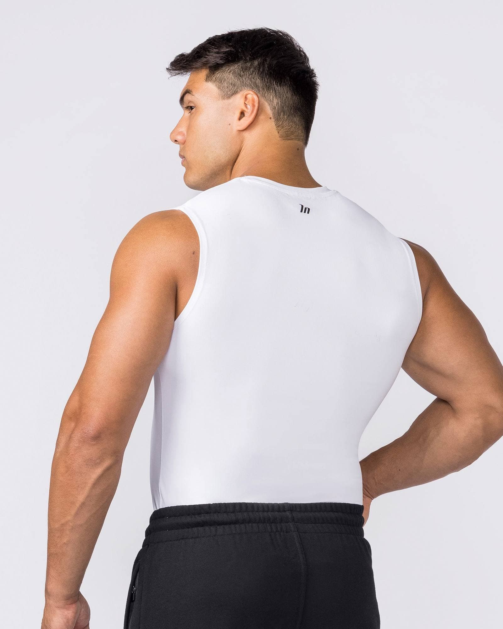 Apex Sleeveless Tee - White