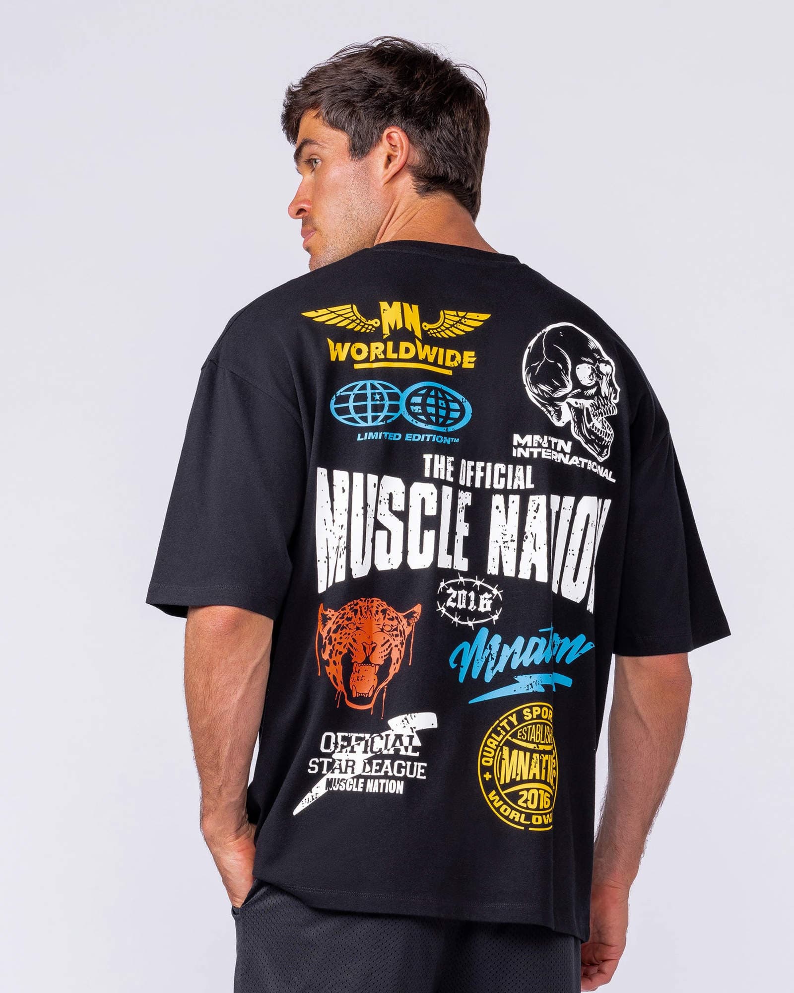 Archives Oversized Tee - Black
