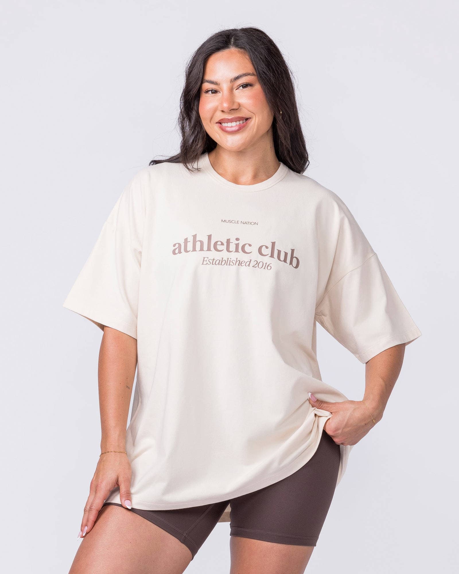 Athletic Club Oversized Tee - Dew