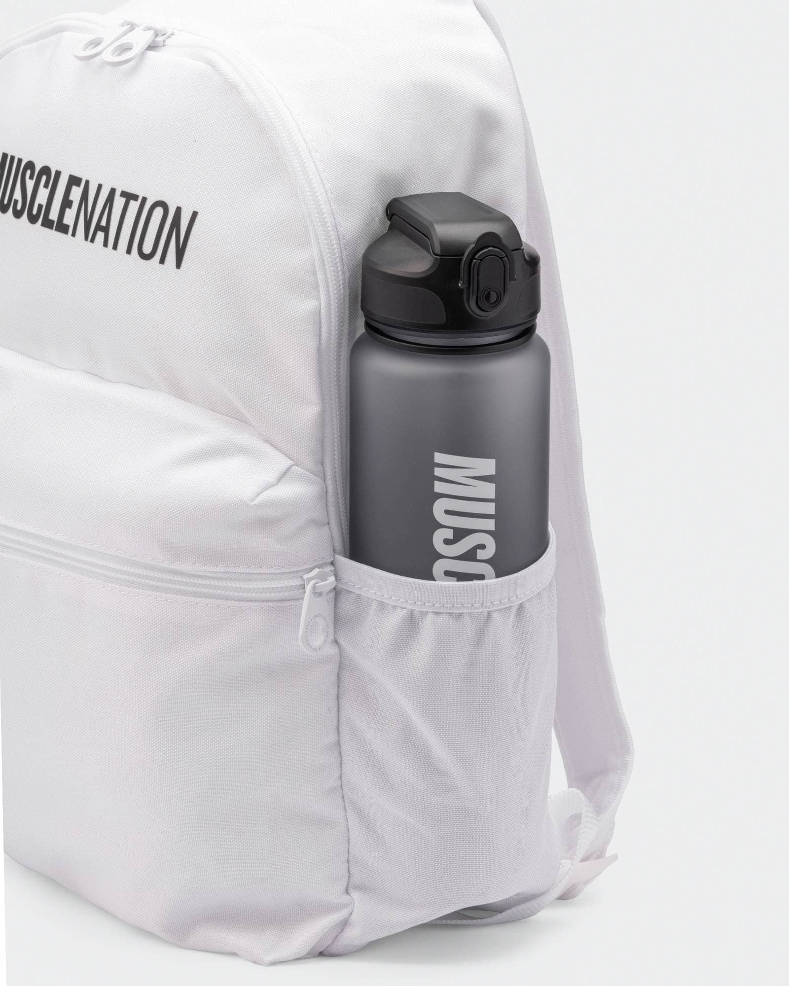 Muscle Nation Backpack - White