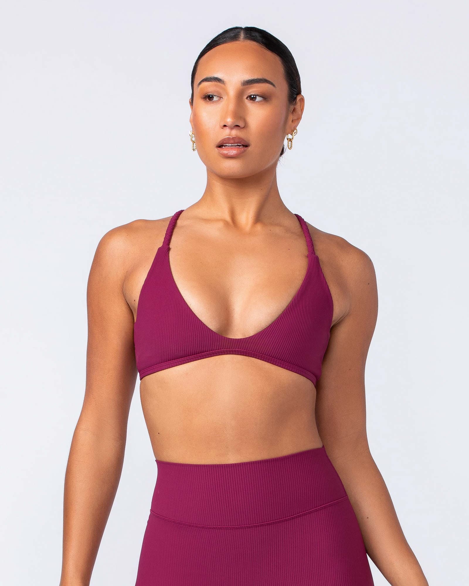 Breeze Rib Bralette - Rose Bud