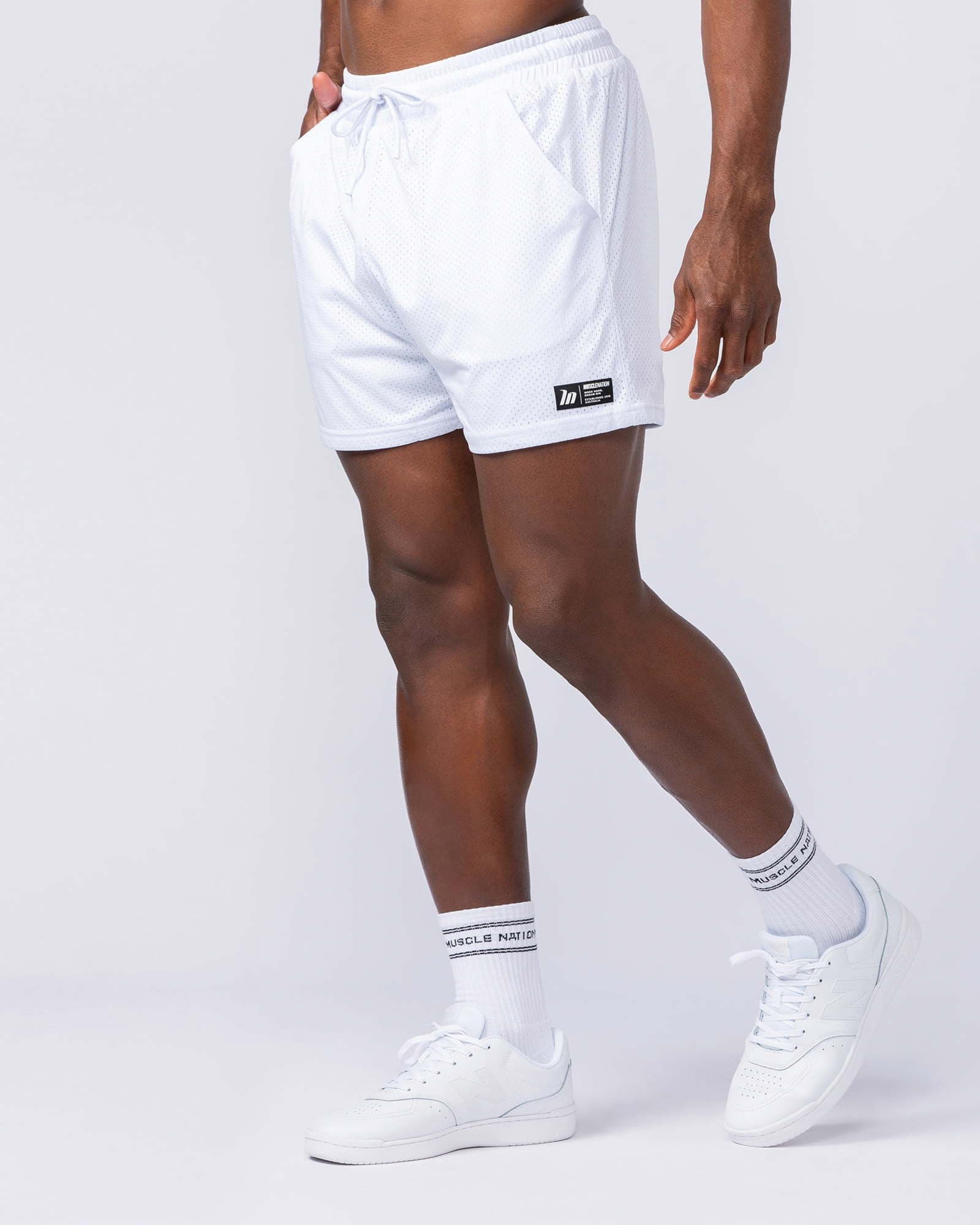 Lay Up 3.5" Shorts - White