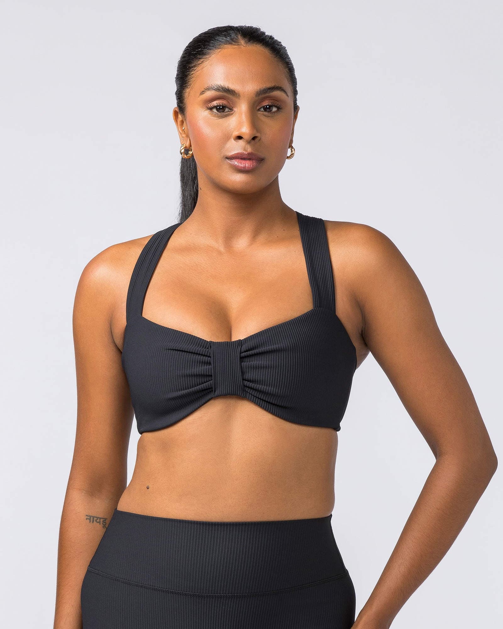 Lush Rib Bralette - Black