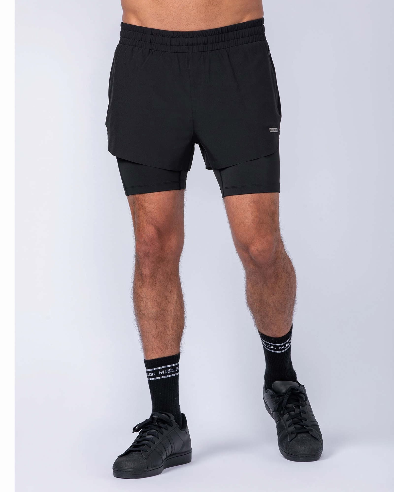 Hybrid 3" Shorts - Black