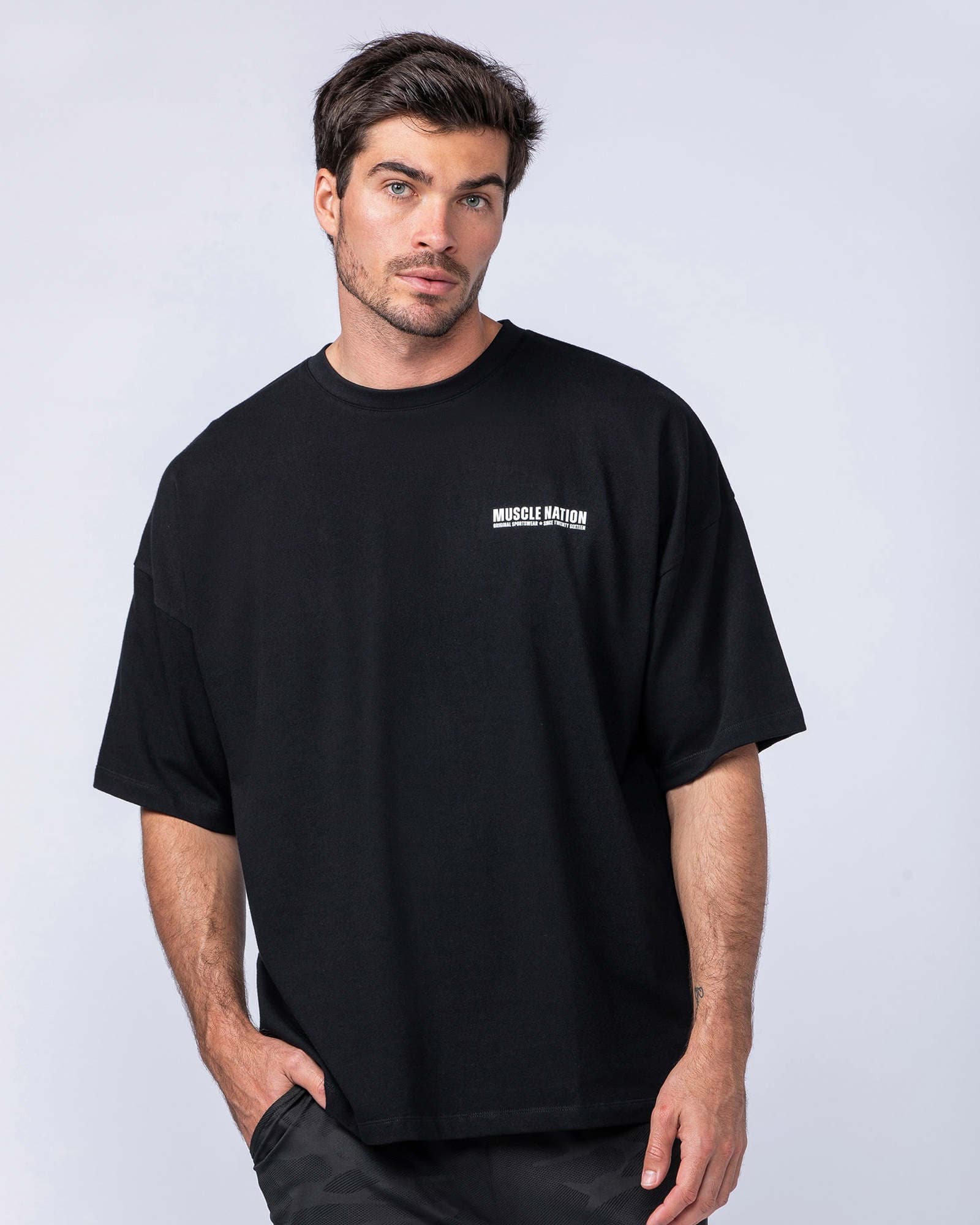 Original Oversized Boxy Tee - Black