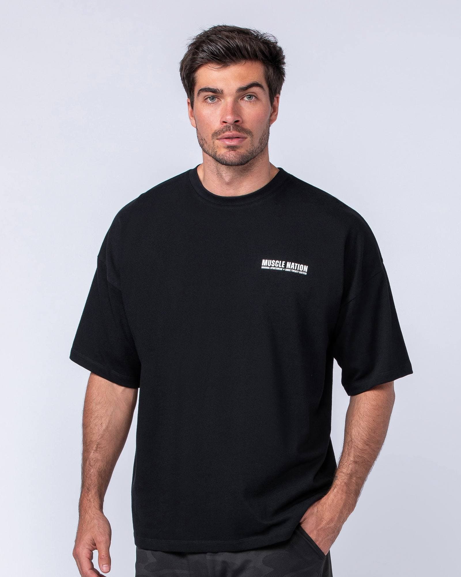 Original Oversized Boxy Tee - Black