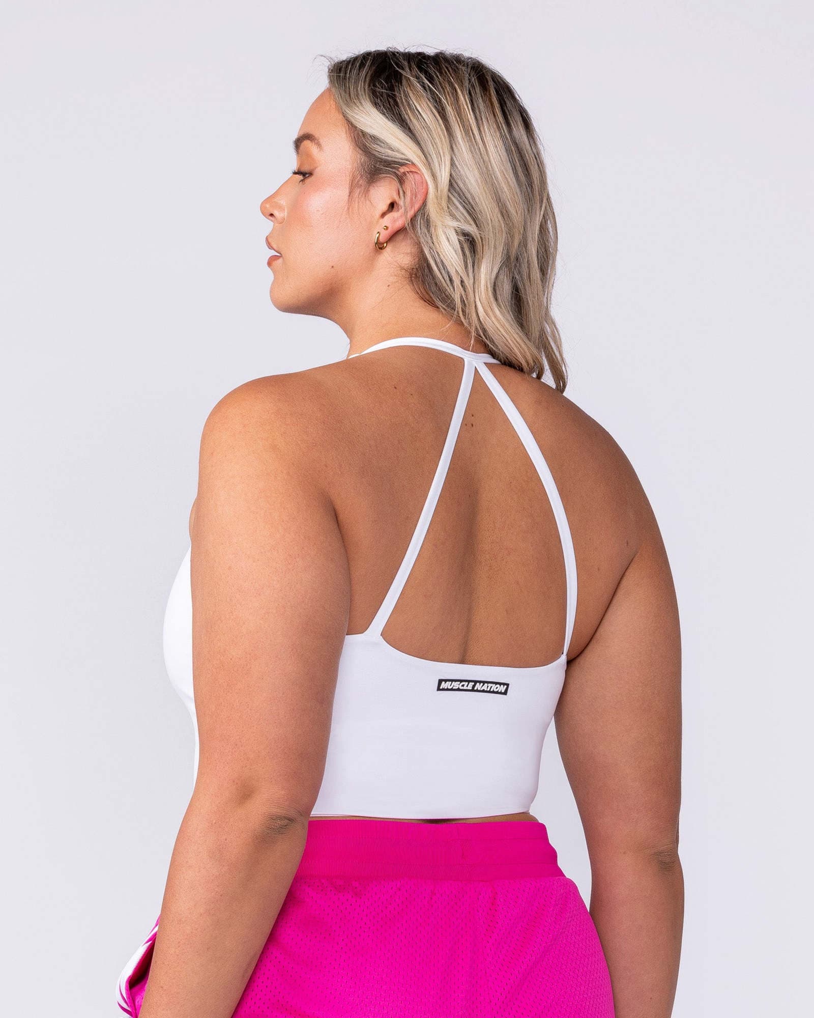 Captivate Bra Tank - White