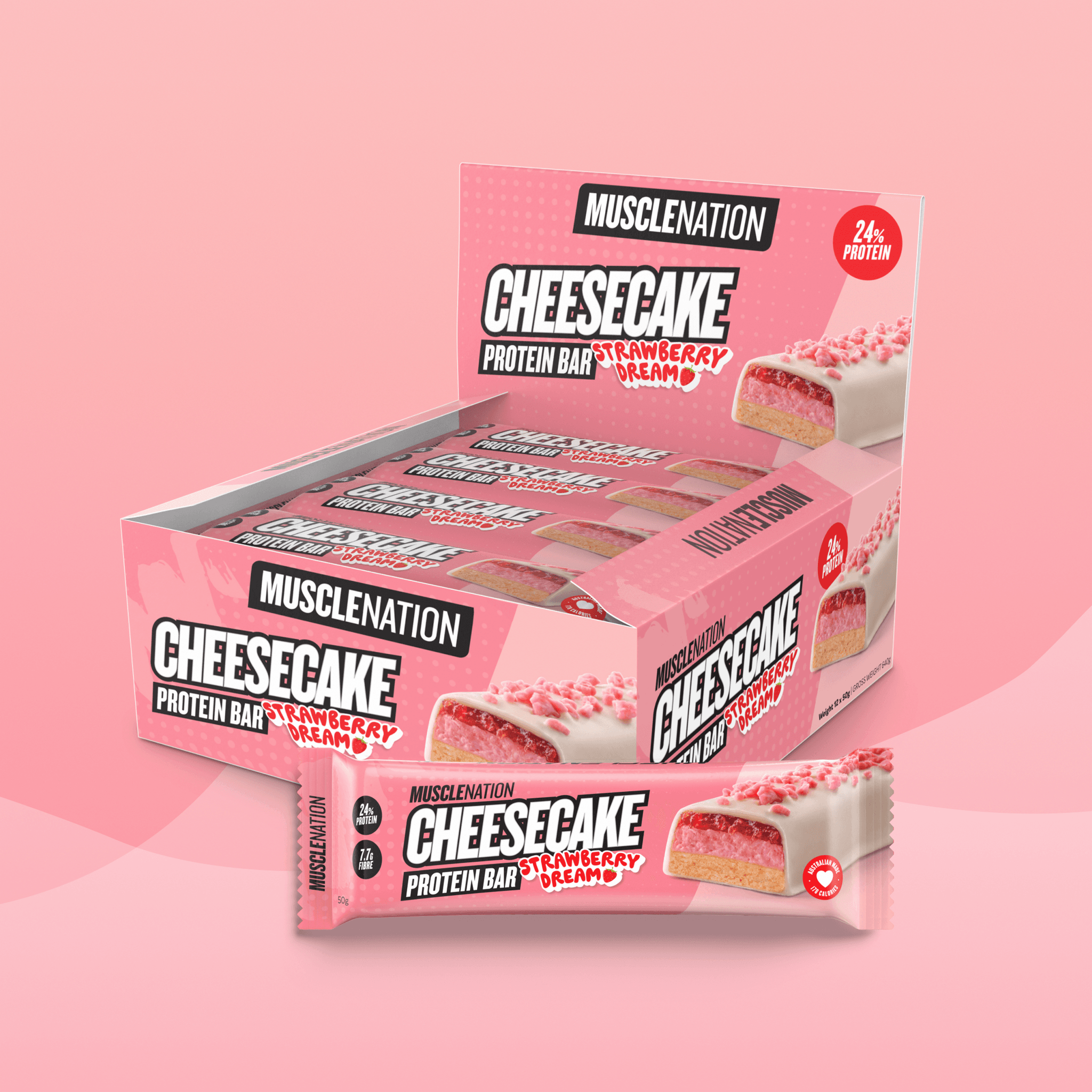 CHEESECAKE Protein Bar - Strawberry Dream - Box of 12