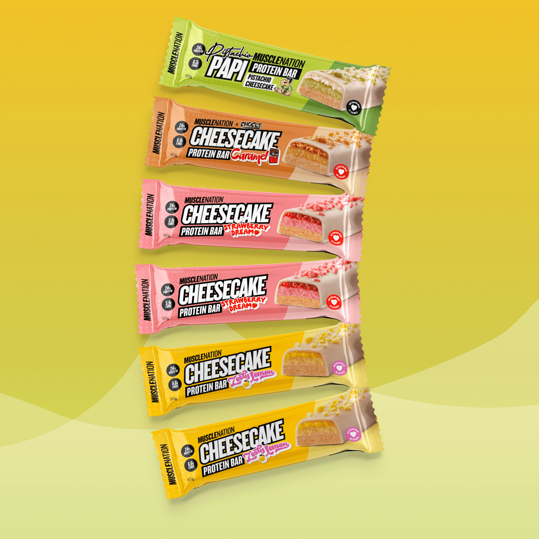 CHEESECAKE Protein Bar - CHEESECAKE Variety Pack - 6 Bars