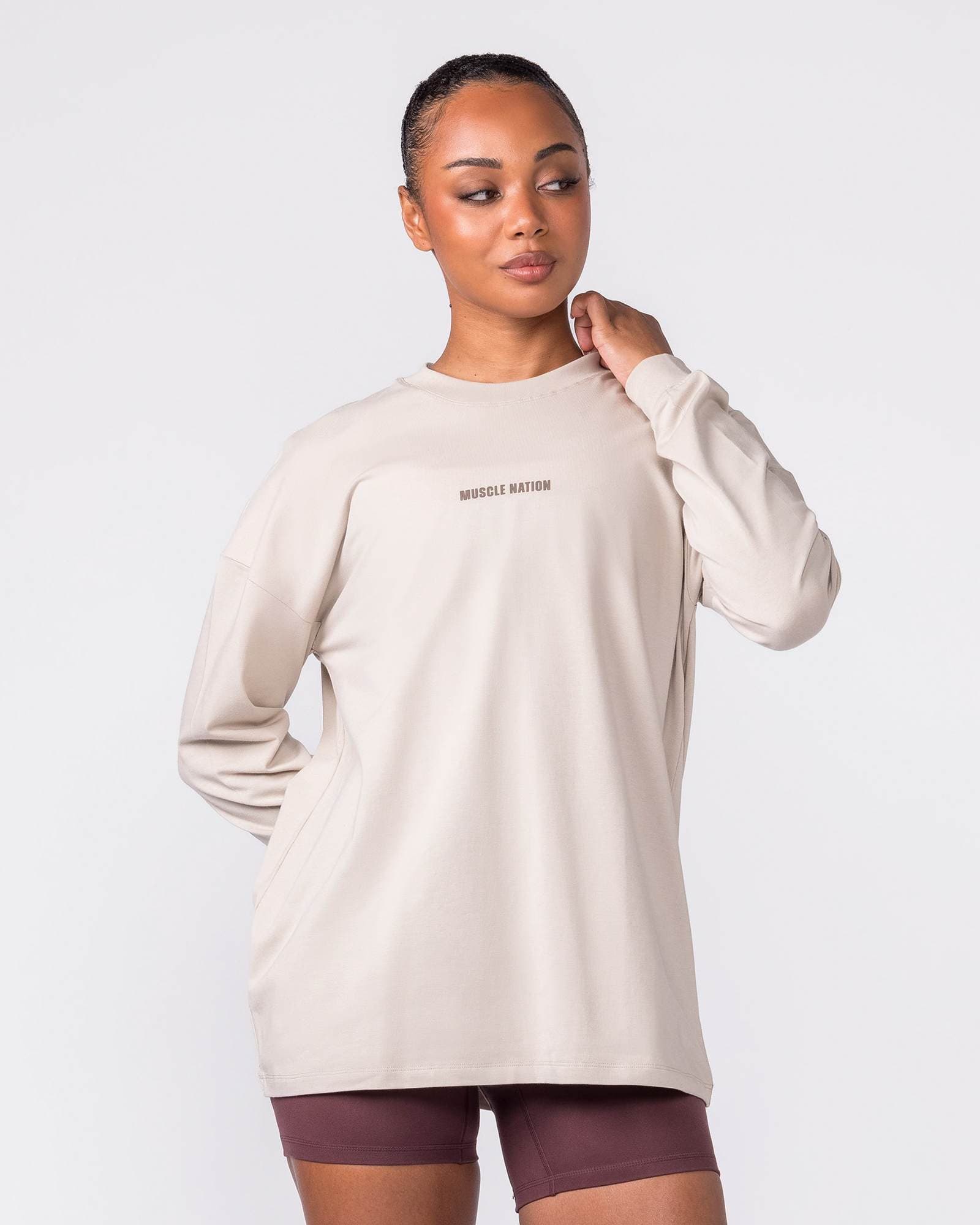 Classic Long Sleeve Top - Cream