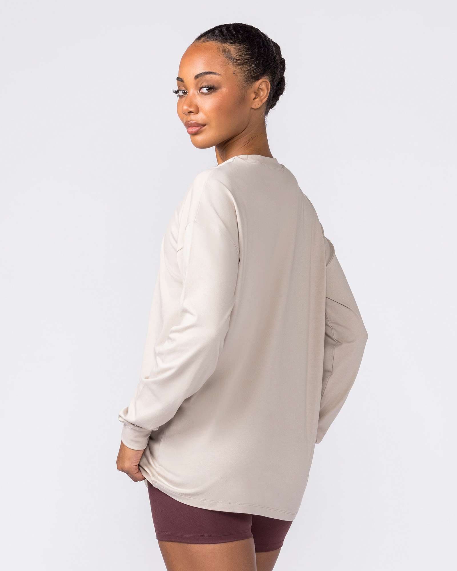 Classic Long Sleeve Top - Cream