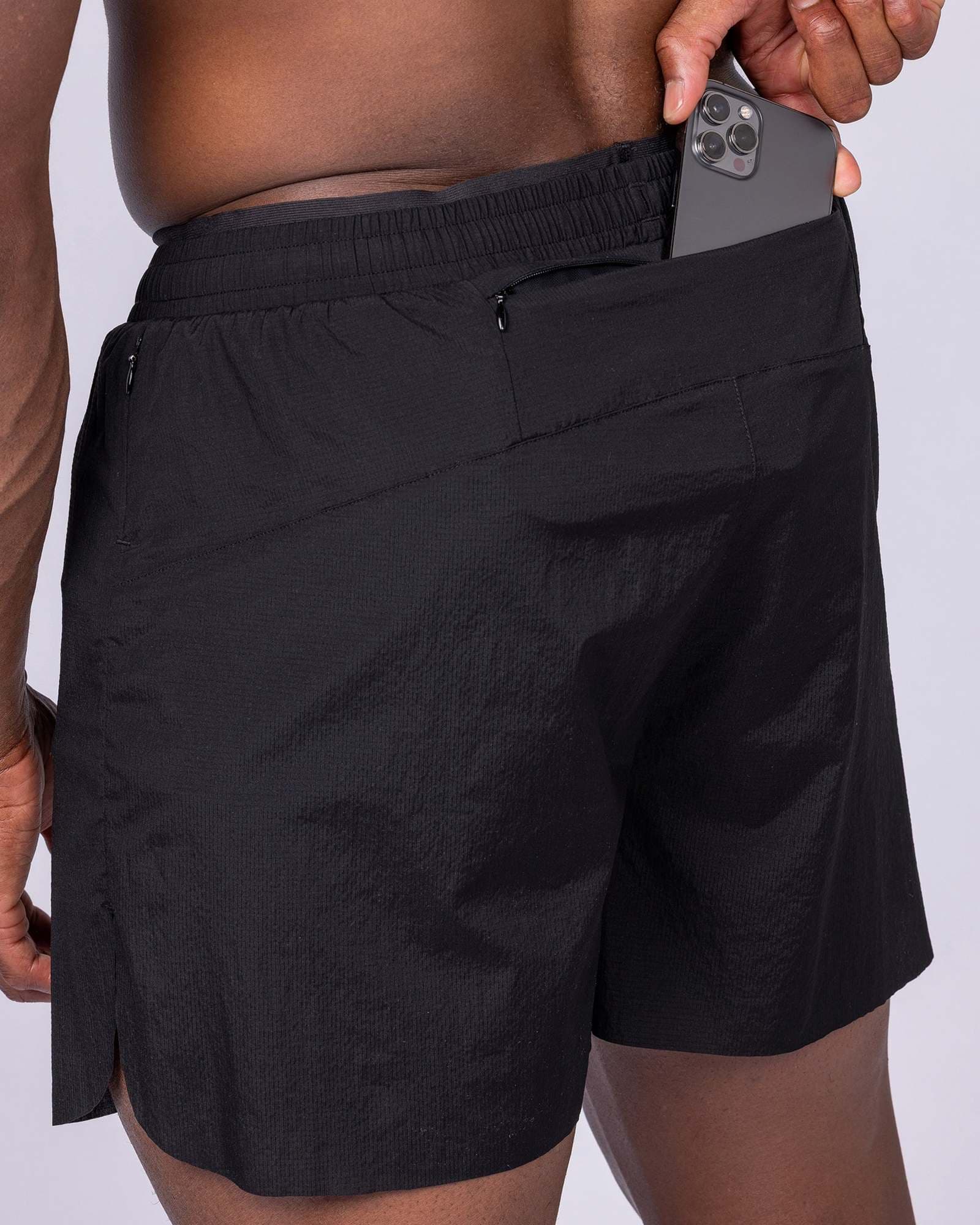 Compete 3" Run Shorts - Black