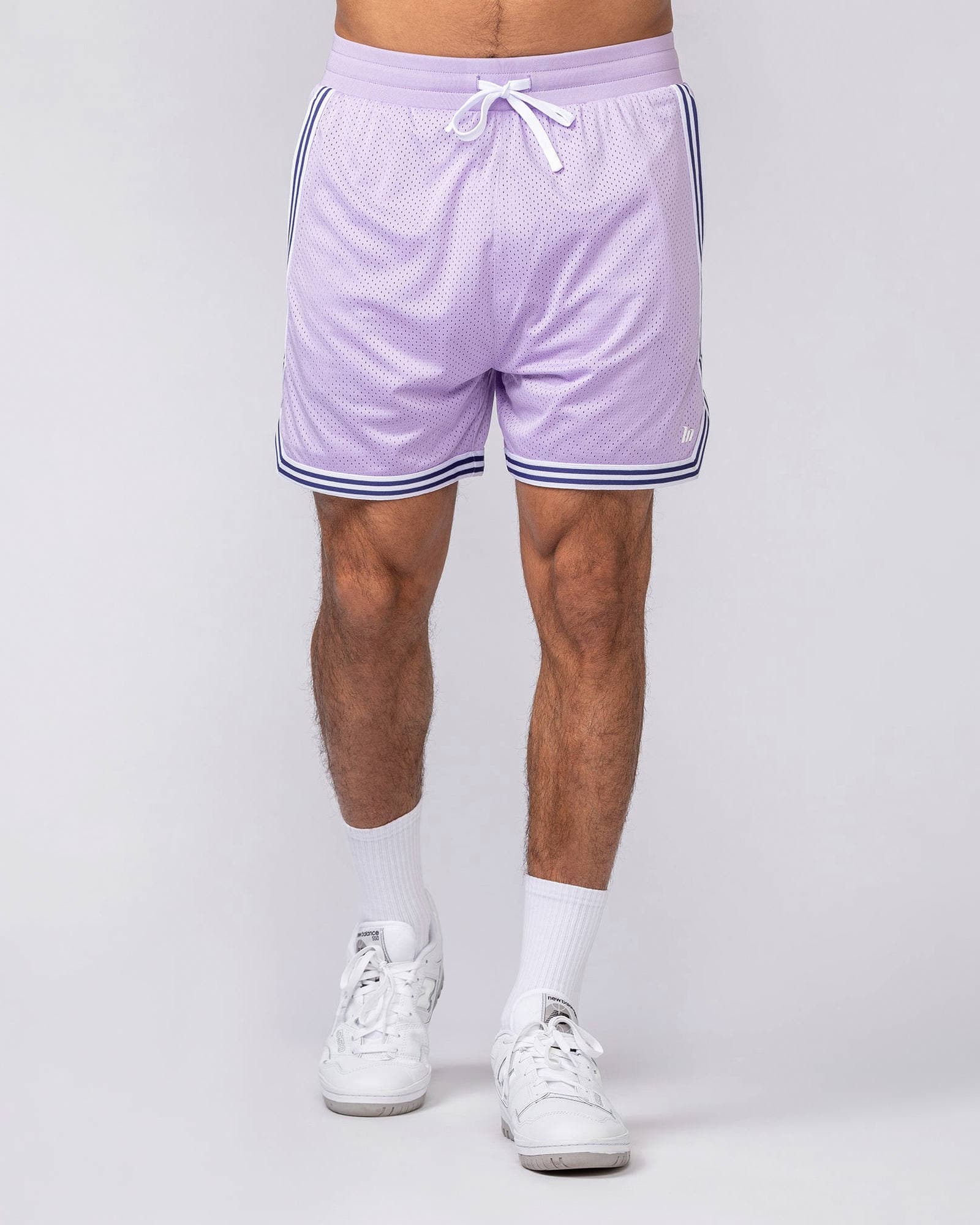 Courtside Basketball 5" Shorts - Lavender