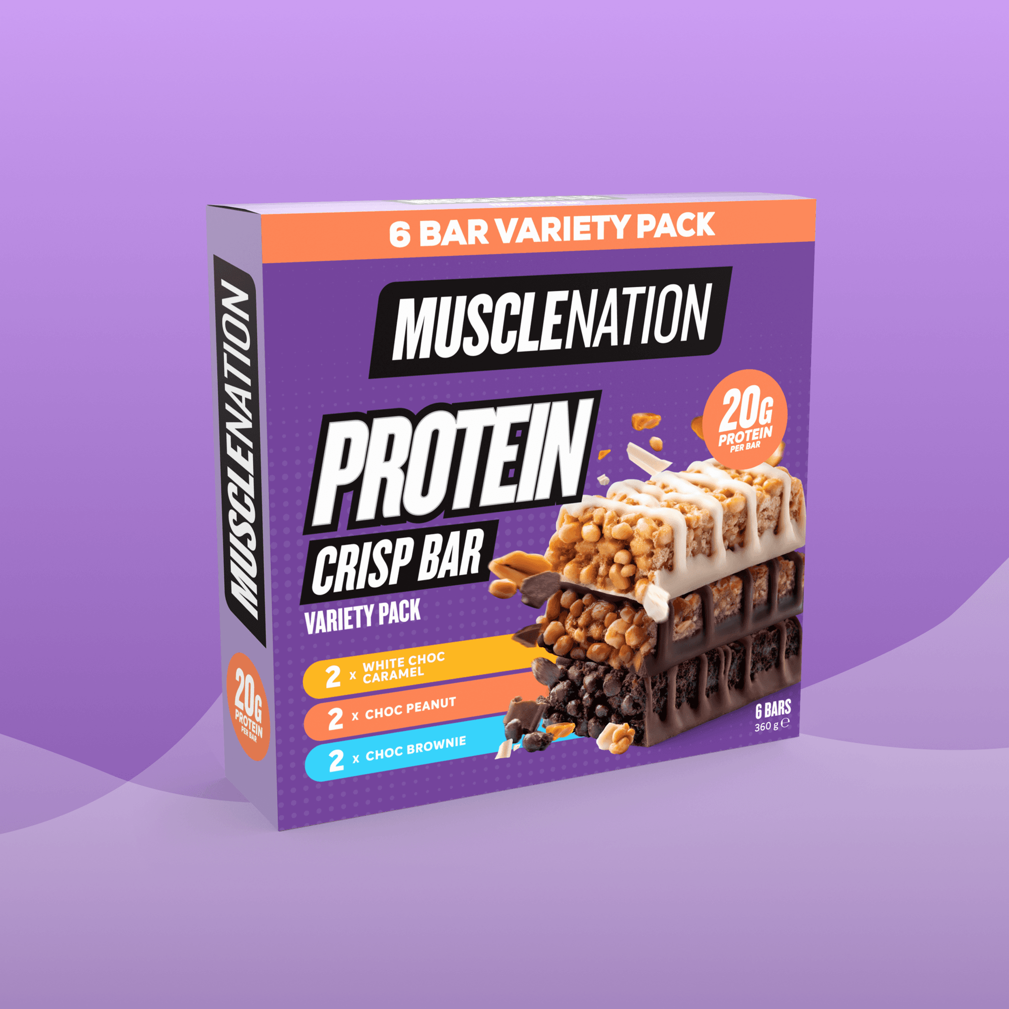 CRISP Protein Bar - CRISP Variety Pack - 6 Bars