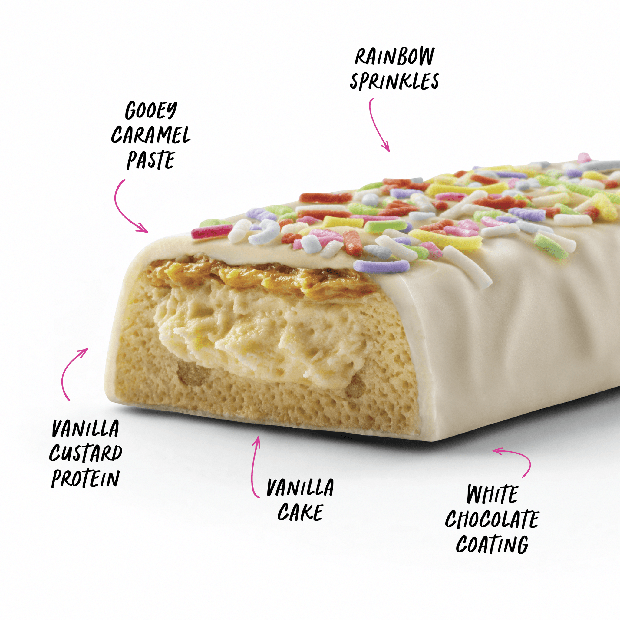 CUSTARD Protein Bar - Birthday Cake - Box of 12