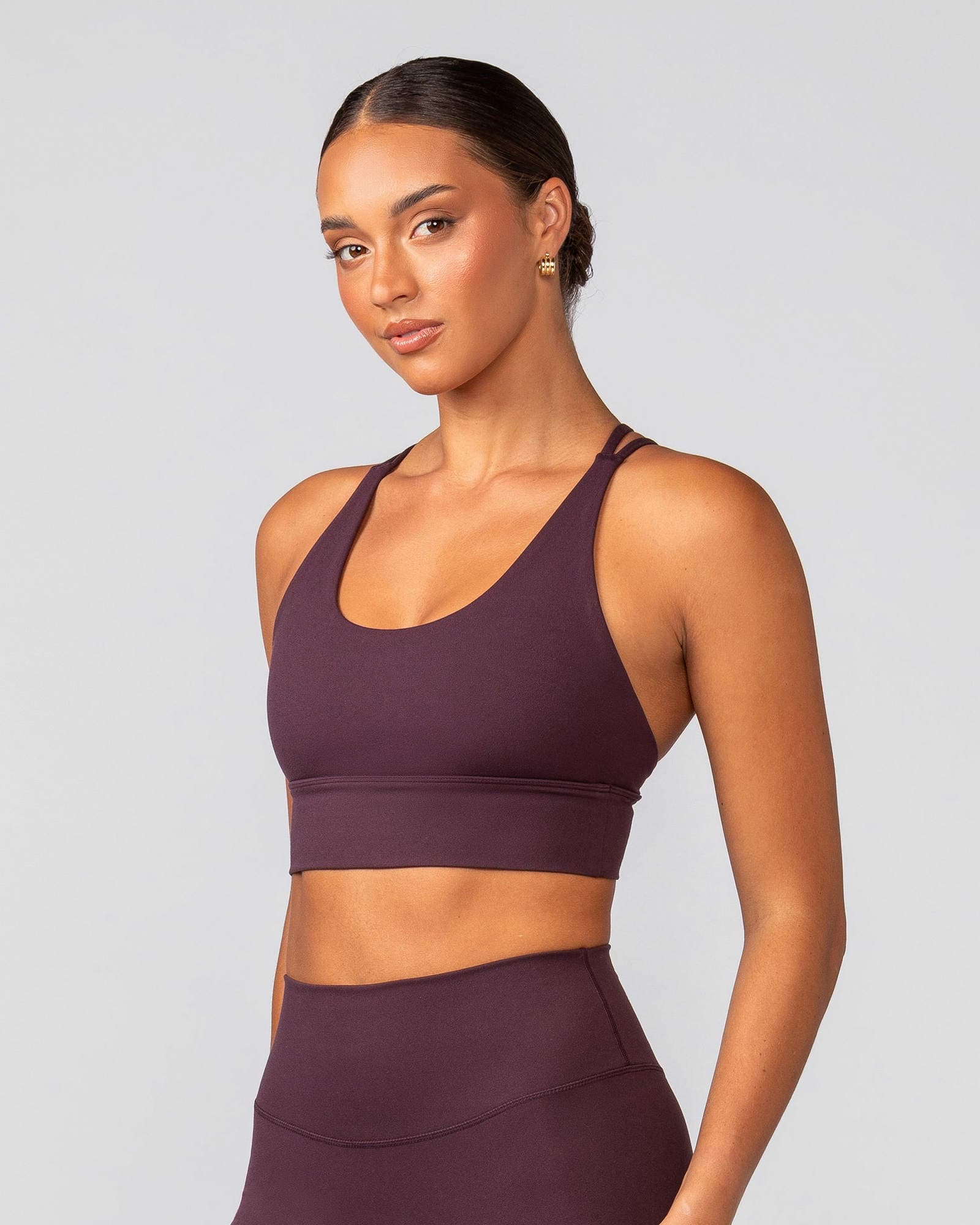 Dash Longline Bra - Fig