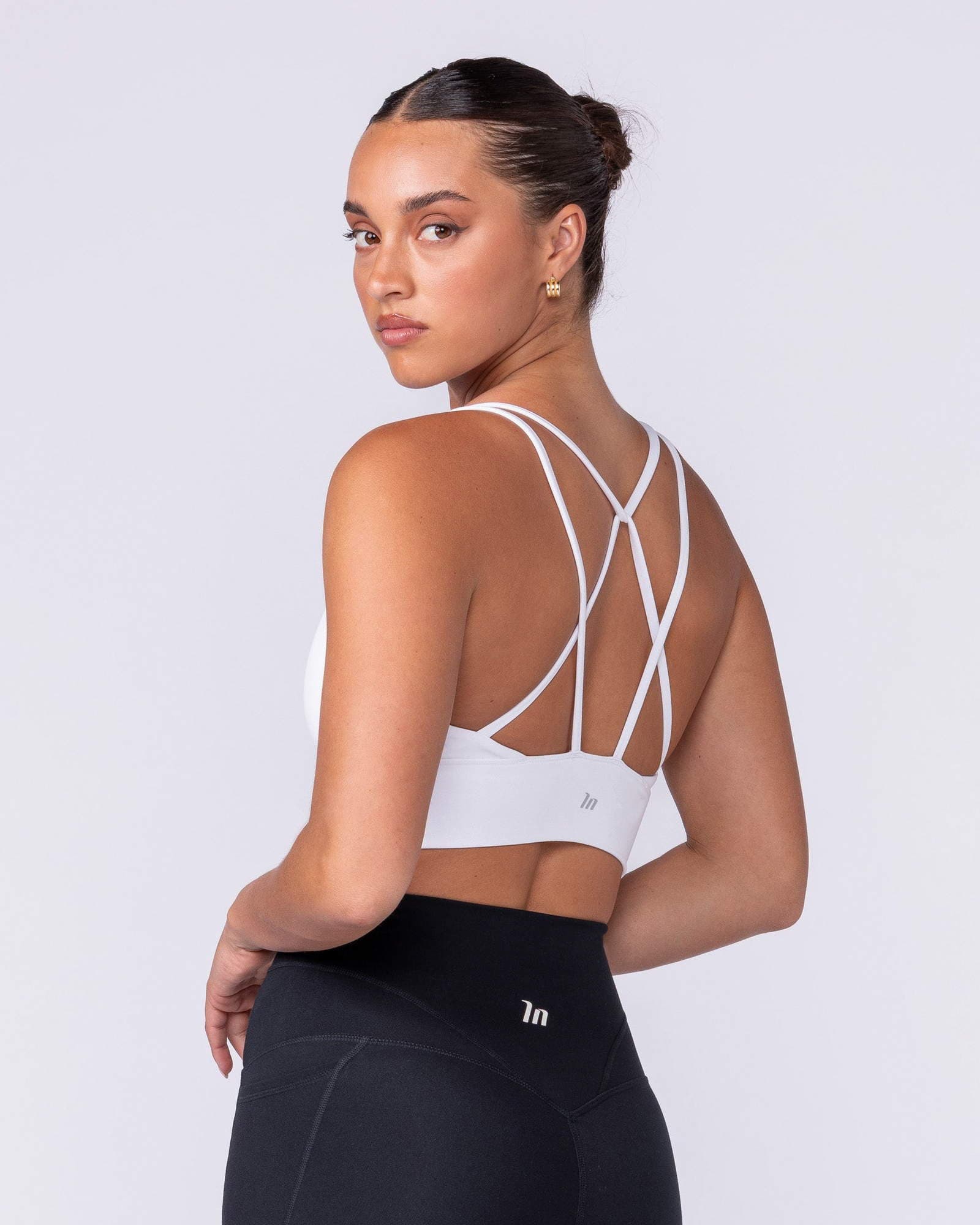Dash Longline Bra - White