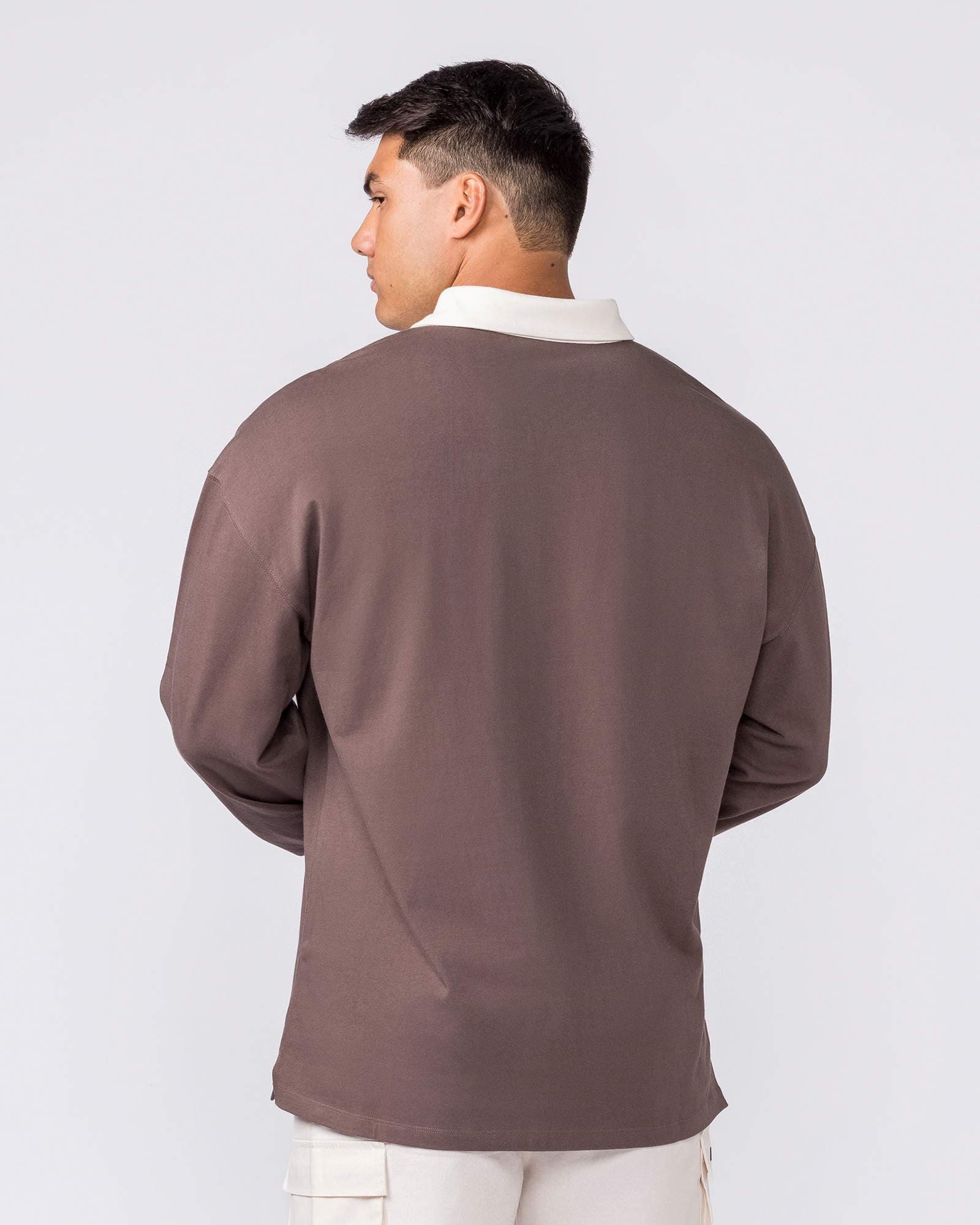 Essential Lightweight Rugby Jersey - Dark Taupe