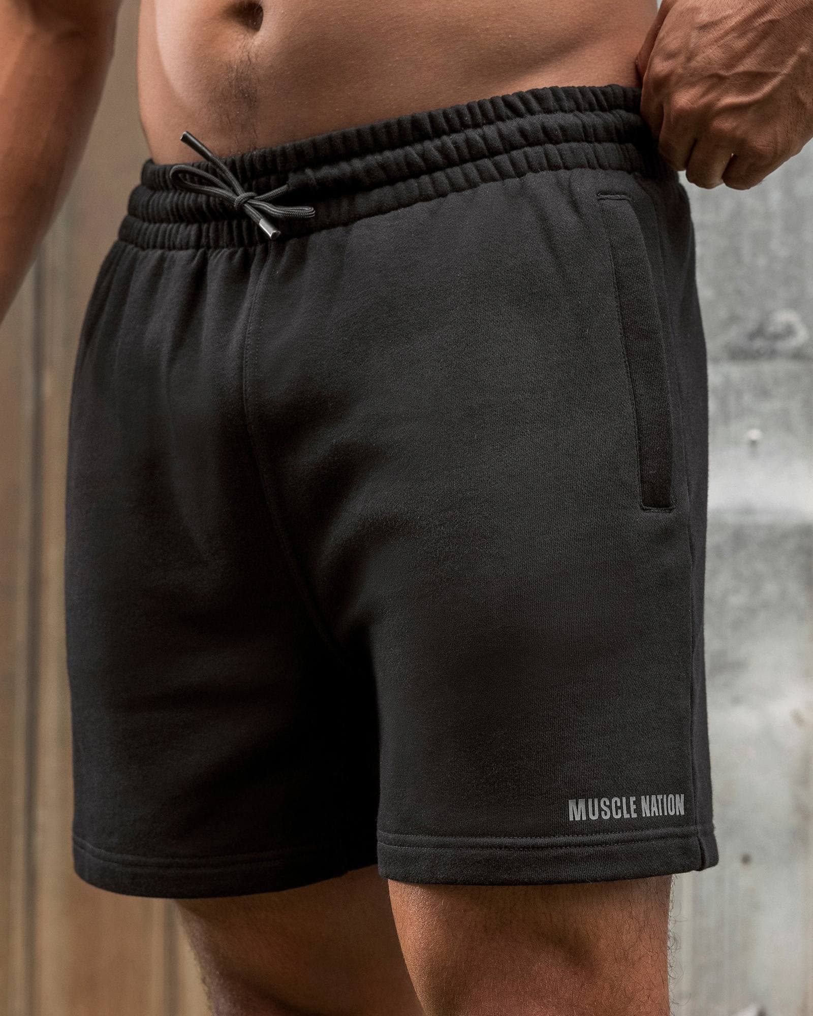 Essential Sweat 5" Shorts - Black