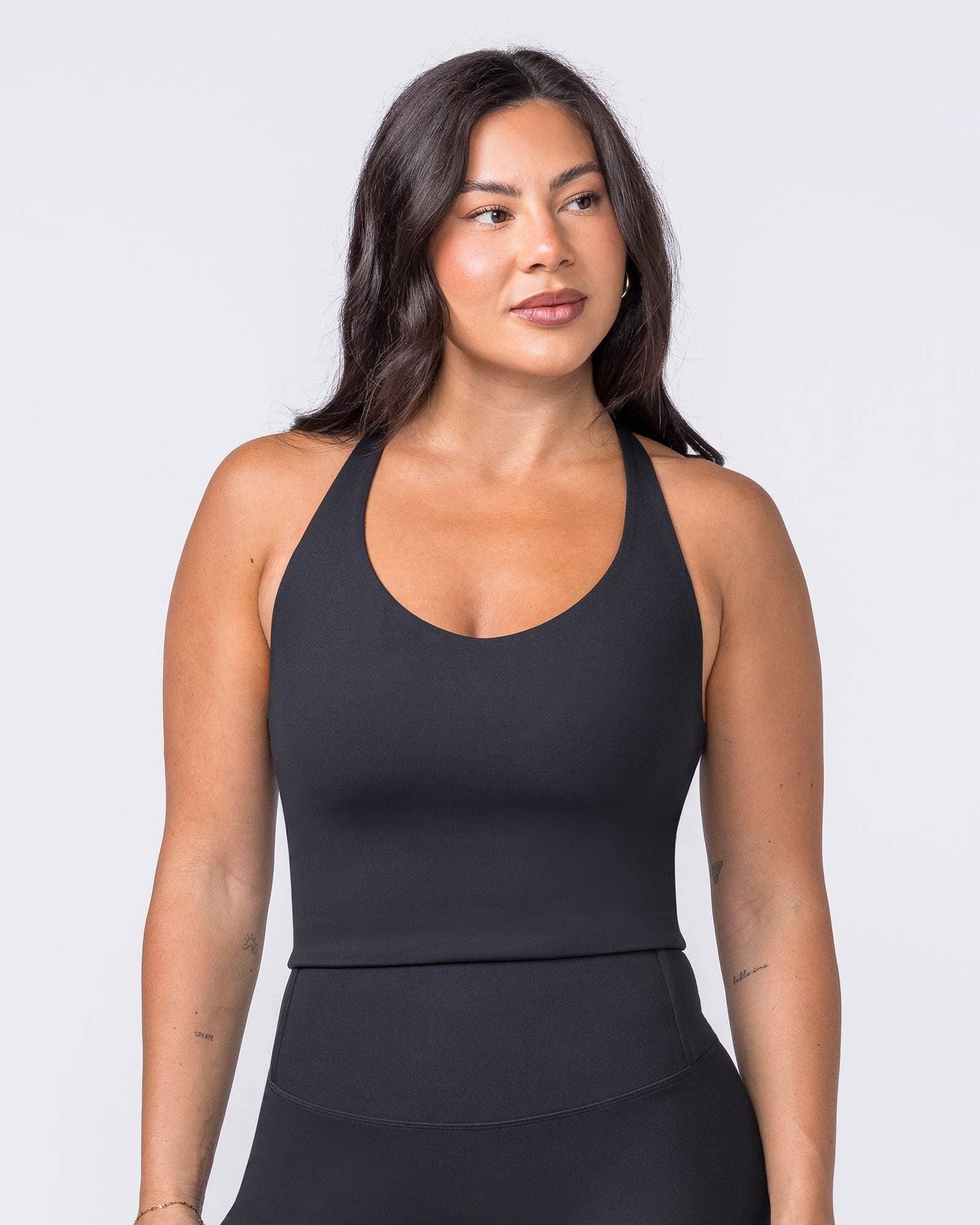 Everyday Form Cropped Tank - Black