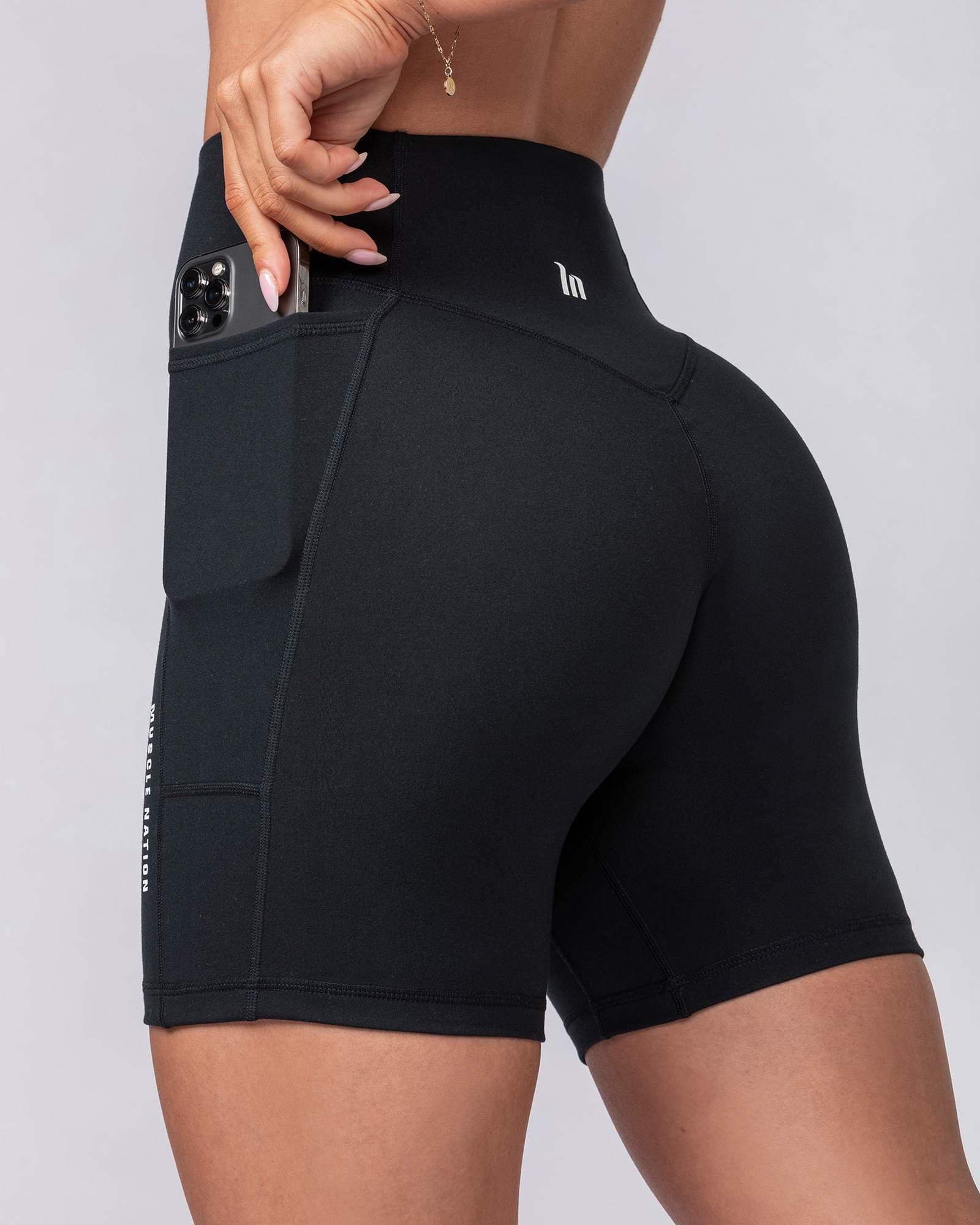 Everyday Pocket Bike Shorts - Black