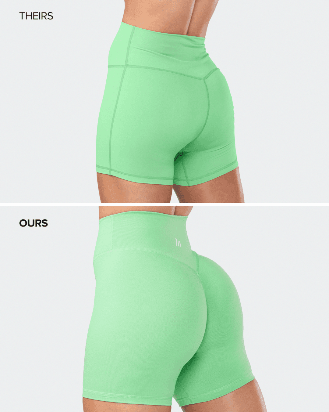 Evolve Signature Bike Shorts - Neon Apple
