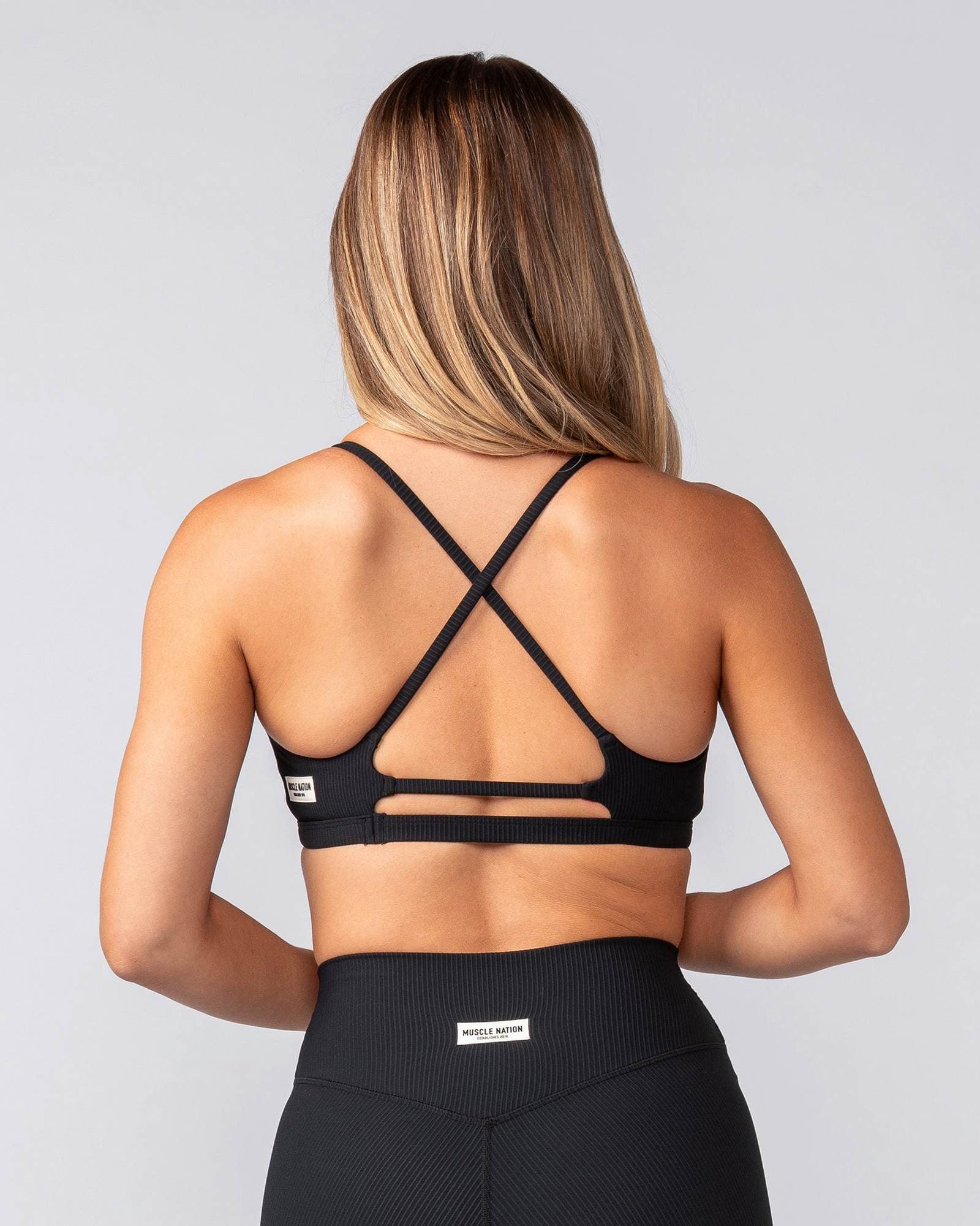 Fantasy Rib Bralette - Black