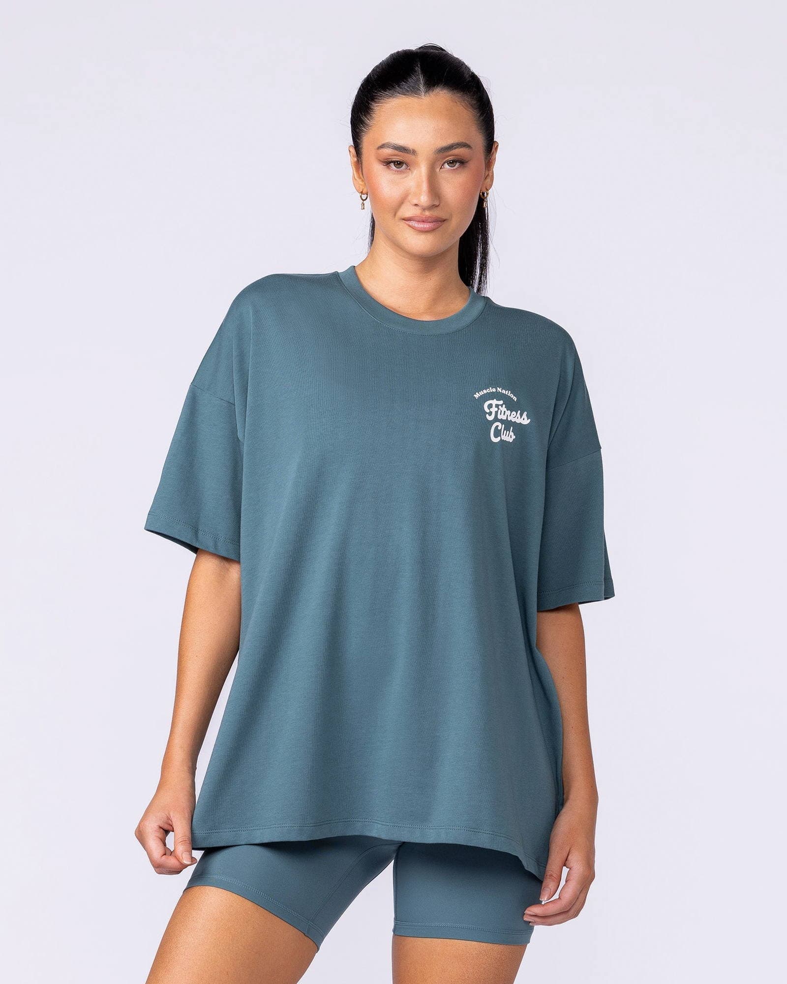 Fizz Oversized Tee - Jaded