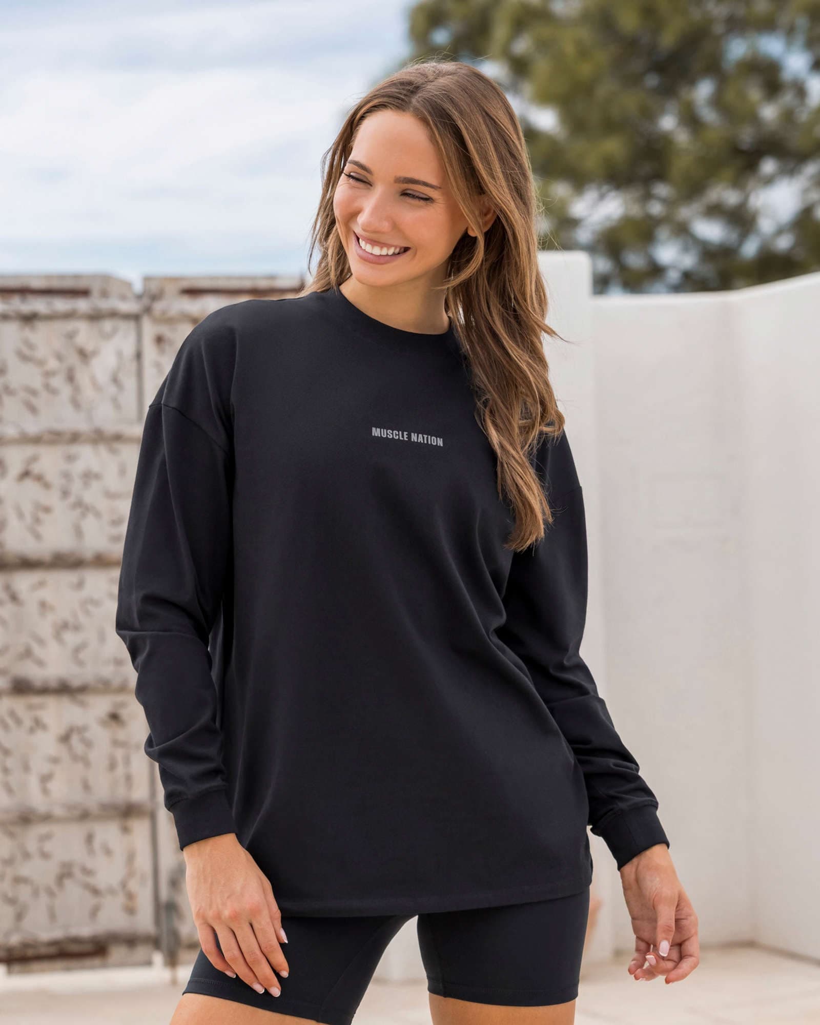 Classic Long Sleeve Top - Black