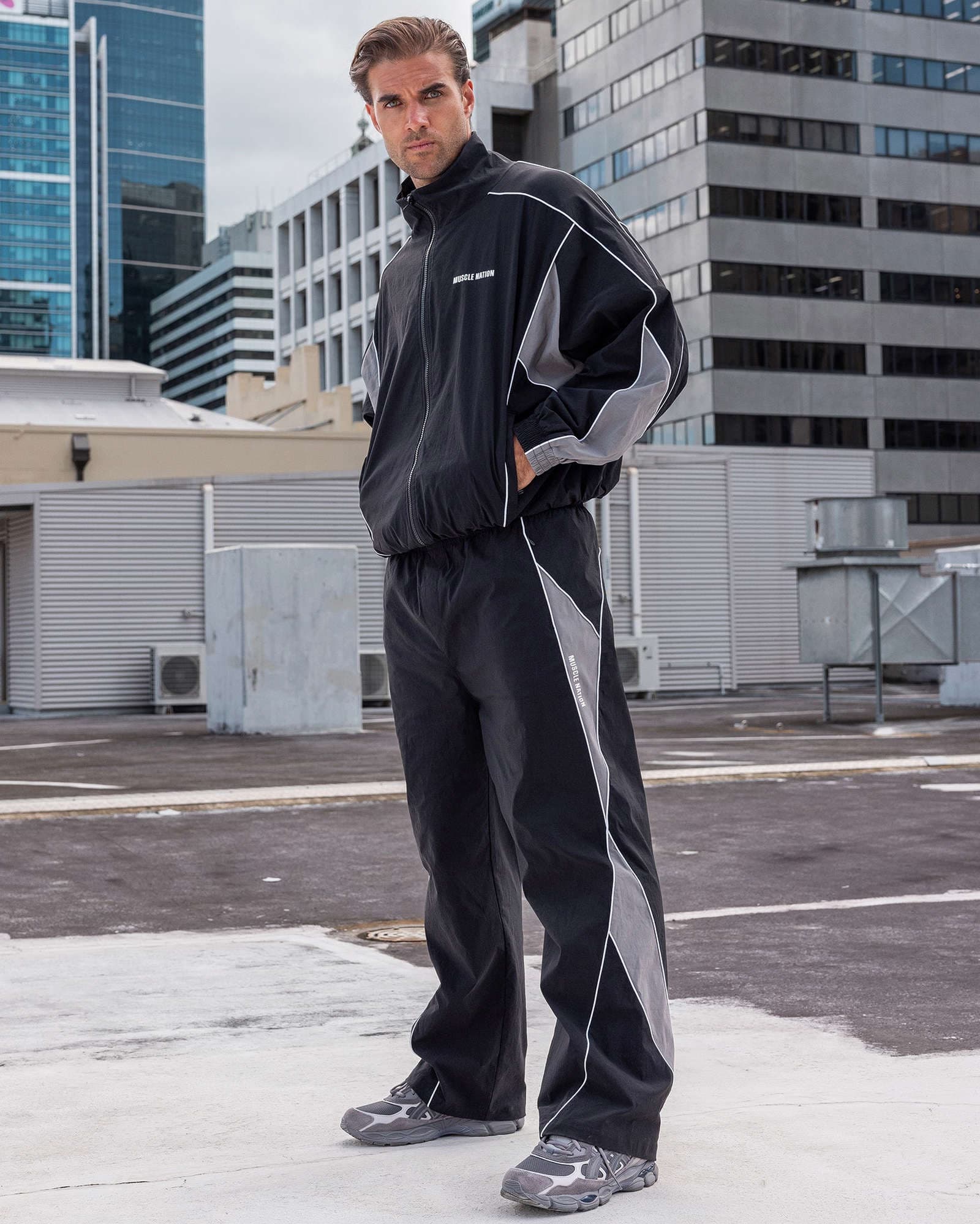 Command Windbreaker Pants - Black