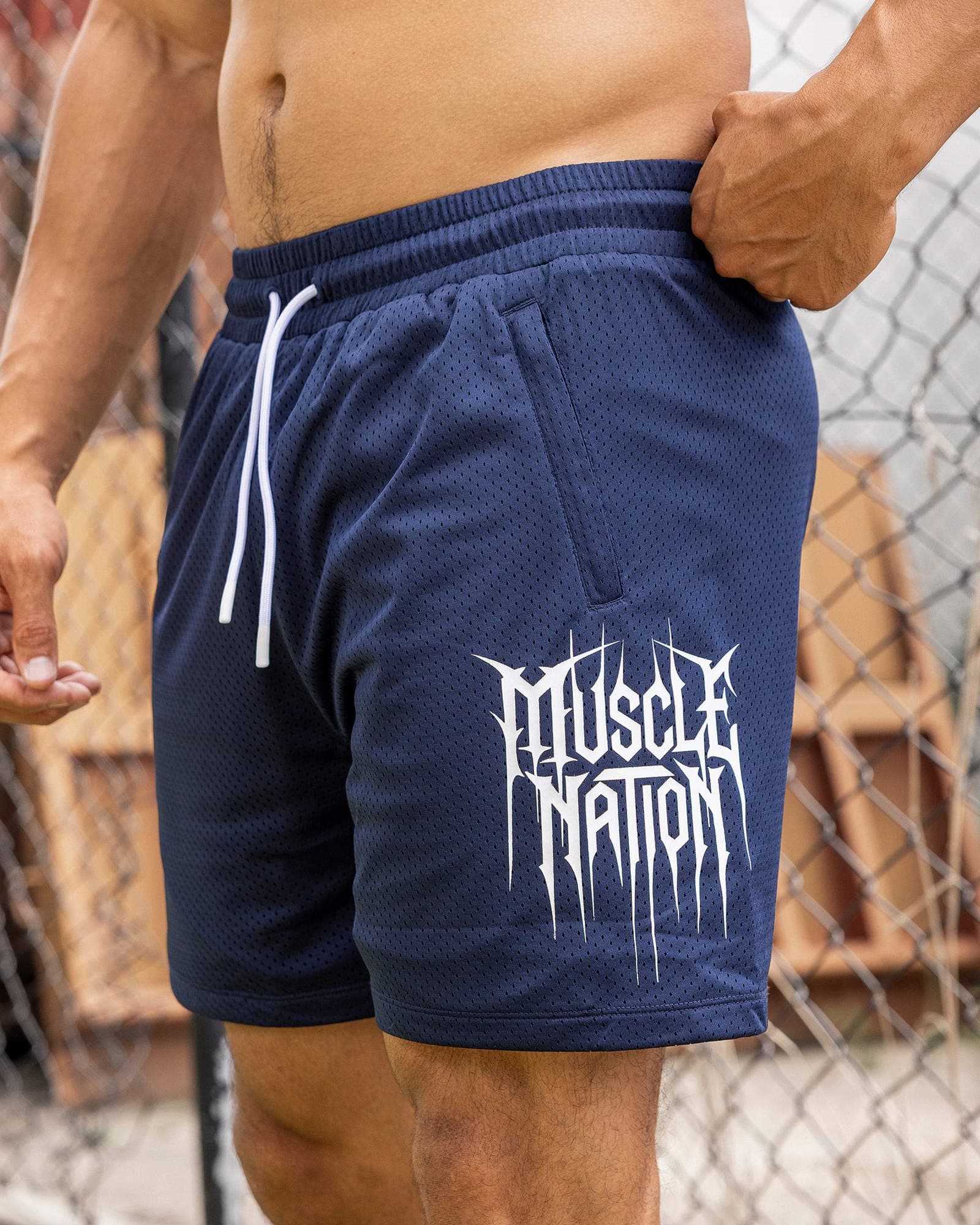 Metalcore Lay Up 5" Shorts - Navy
