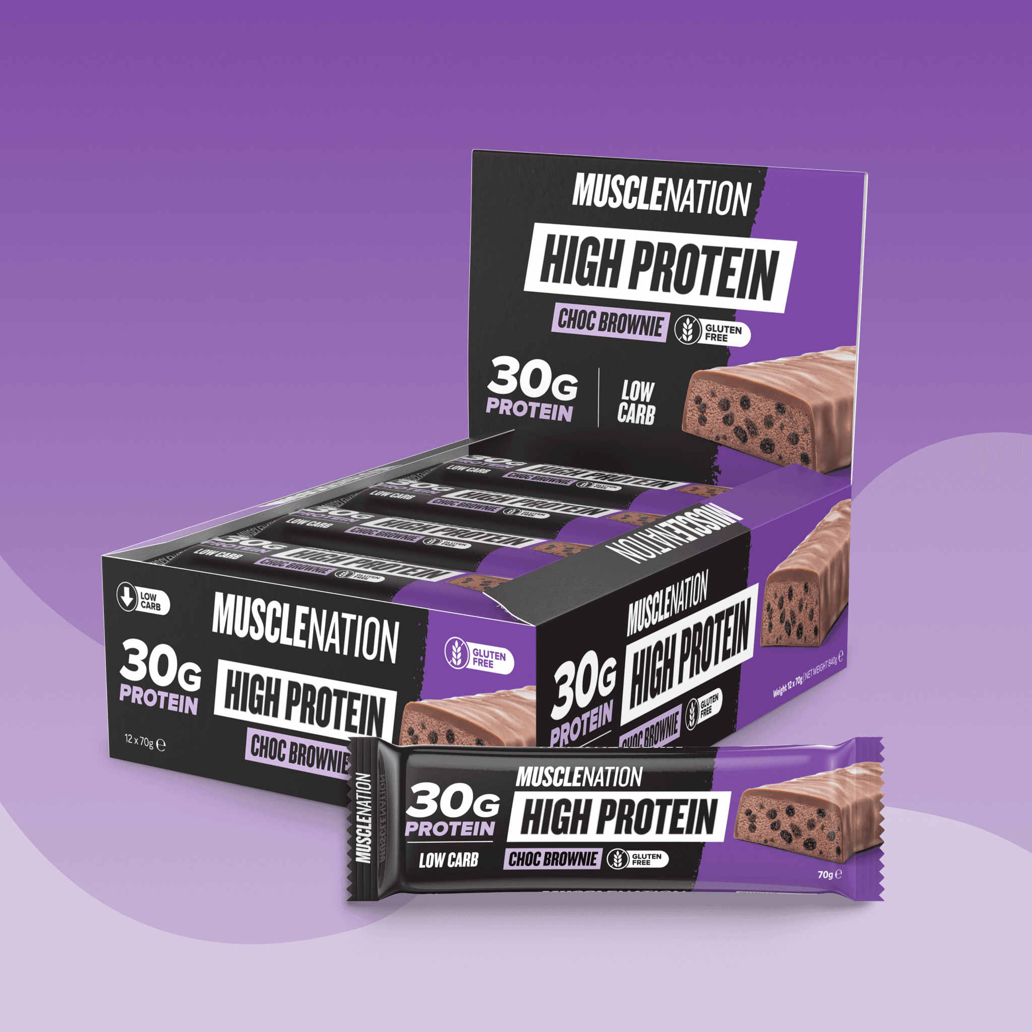 HIGH PROTEIN BAR - Choc Fudge Brownie - Box of 12