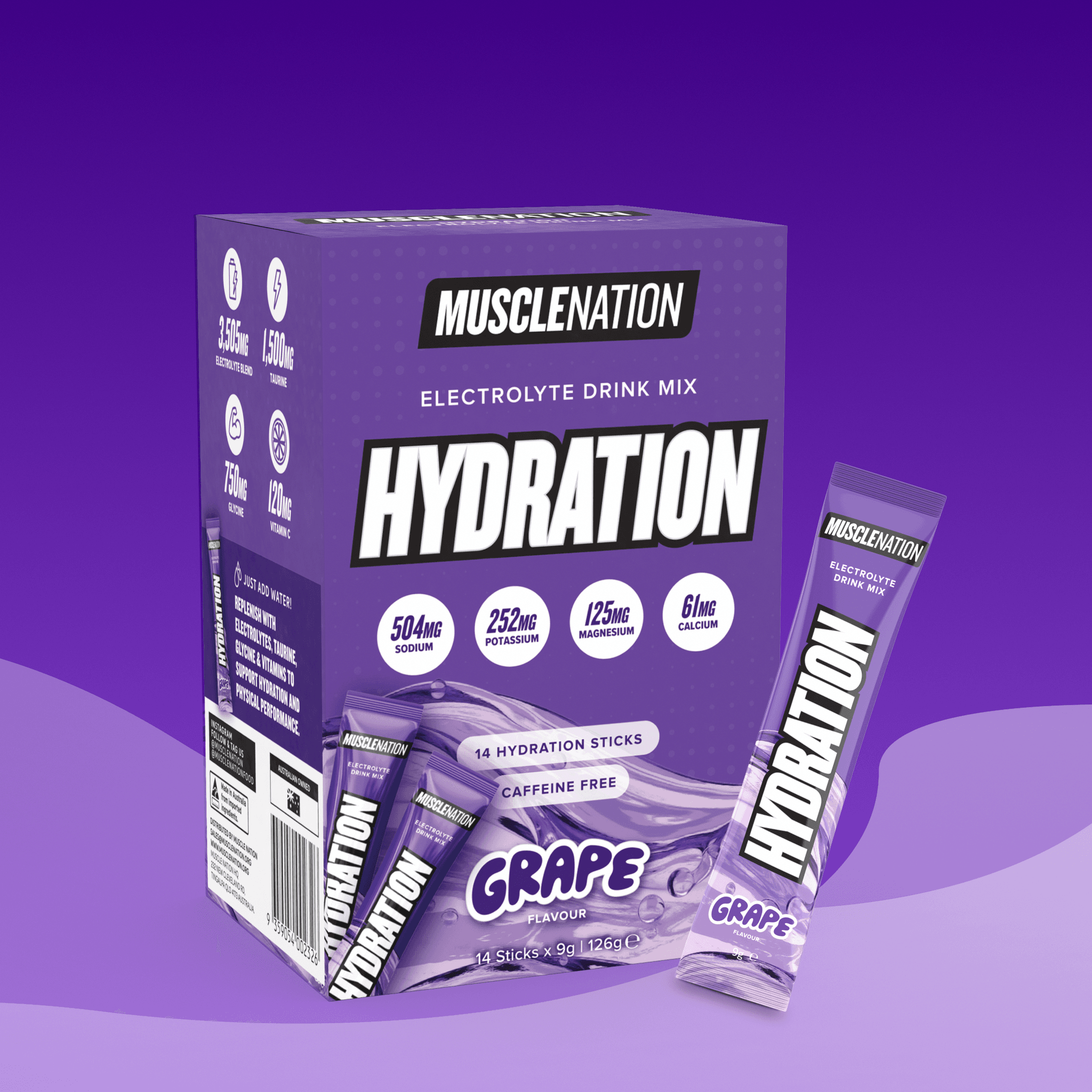 HYDRATION Sticks - Grape - 14 Pack