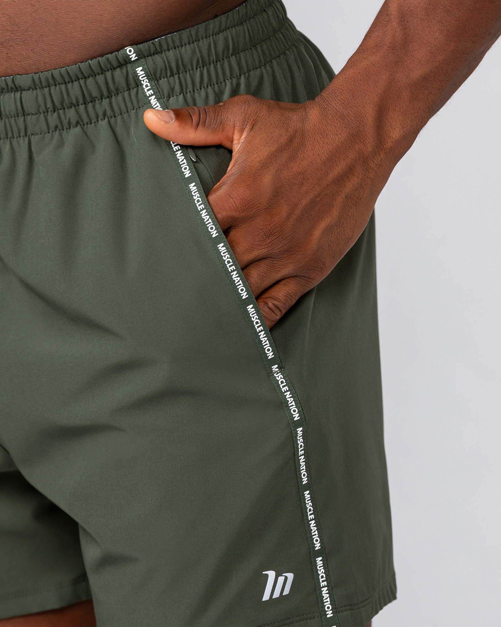 Iconic New Heights 4" Shorts - Dark Khaki