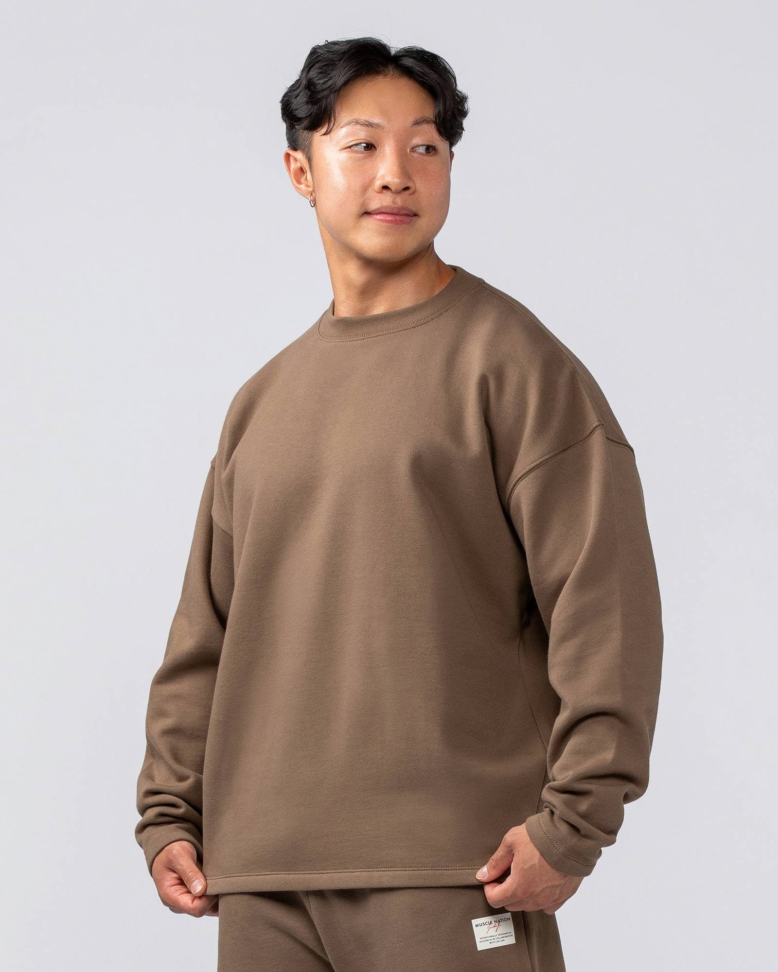 Lee Lem Crew Pullover - Washed Hazelnut