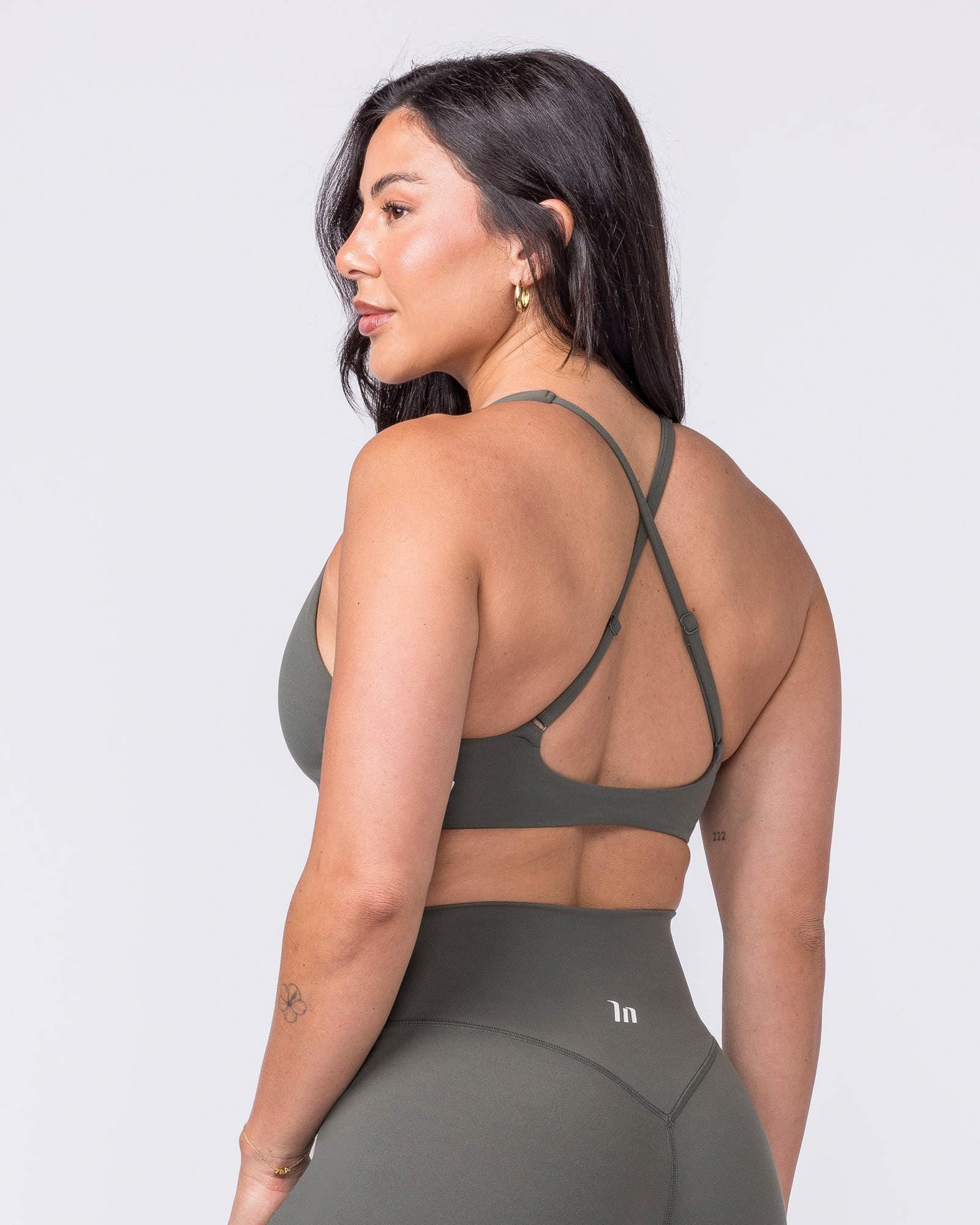 Liberty Lustre Bralette - Eucalyptus