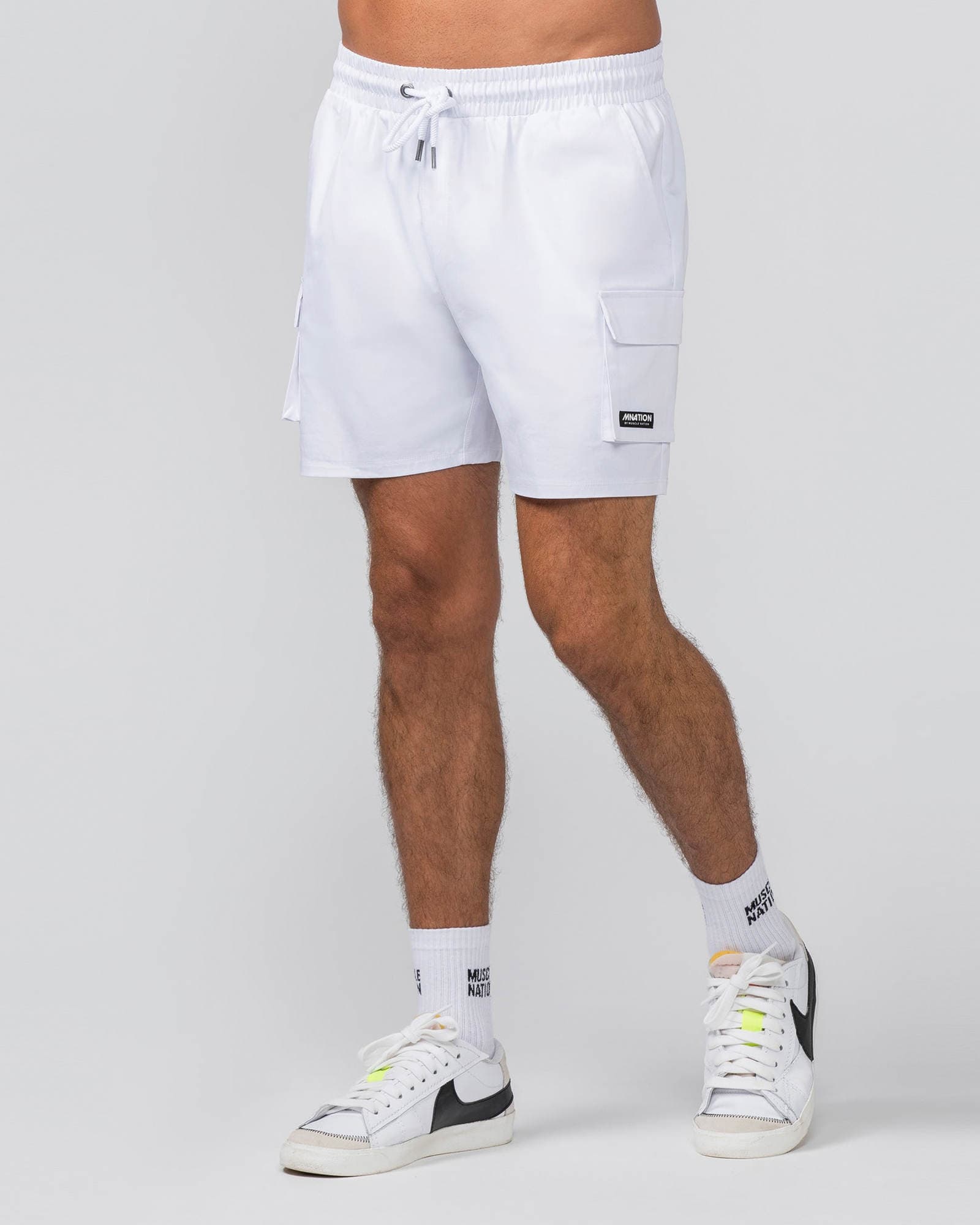 Daily Cargo 5" Shorts - White