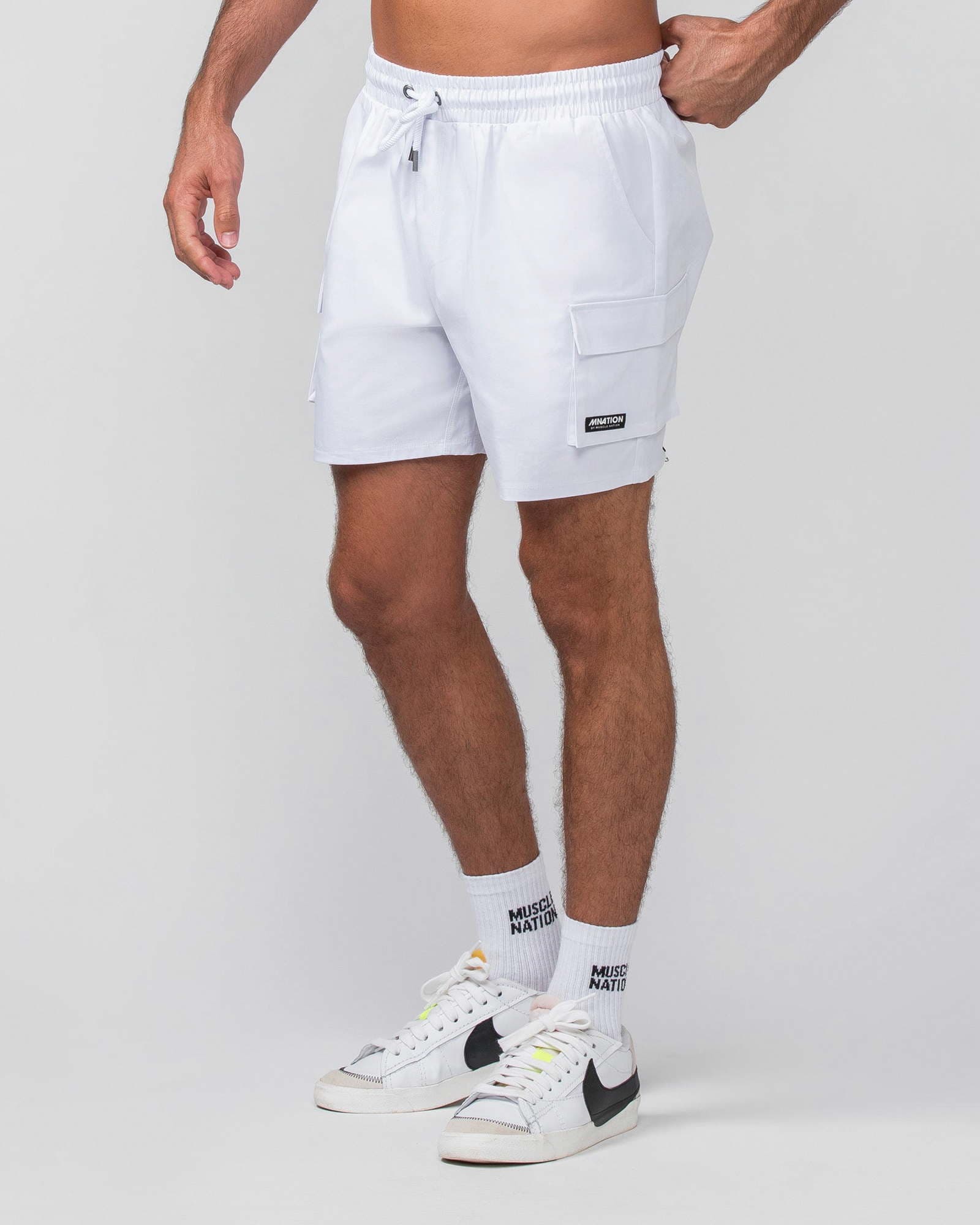 Daily Cargo 5" Shorts - White