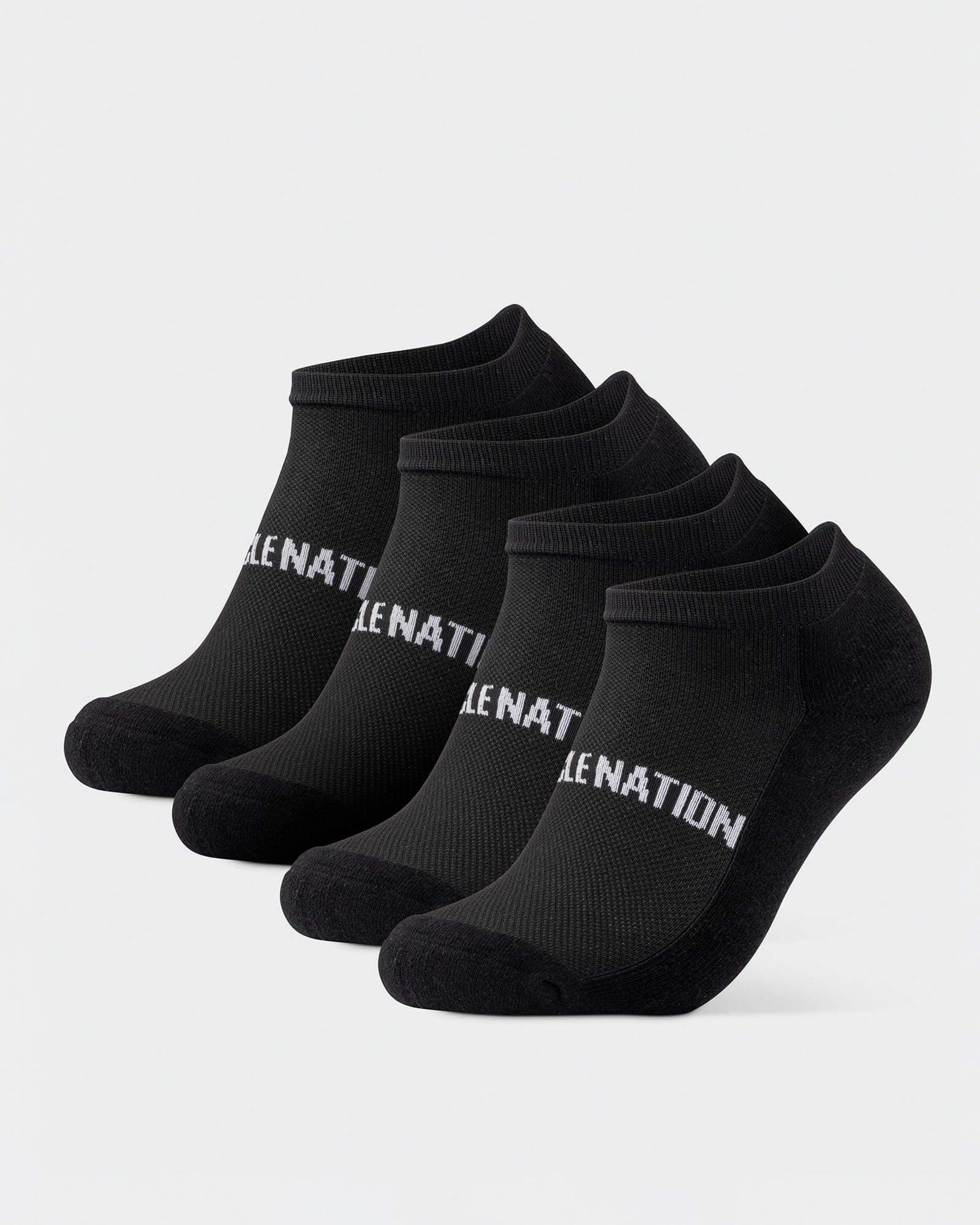 Mens Ankle Socks (2X Pack) - Black