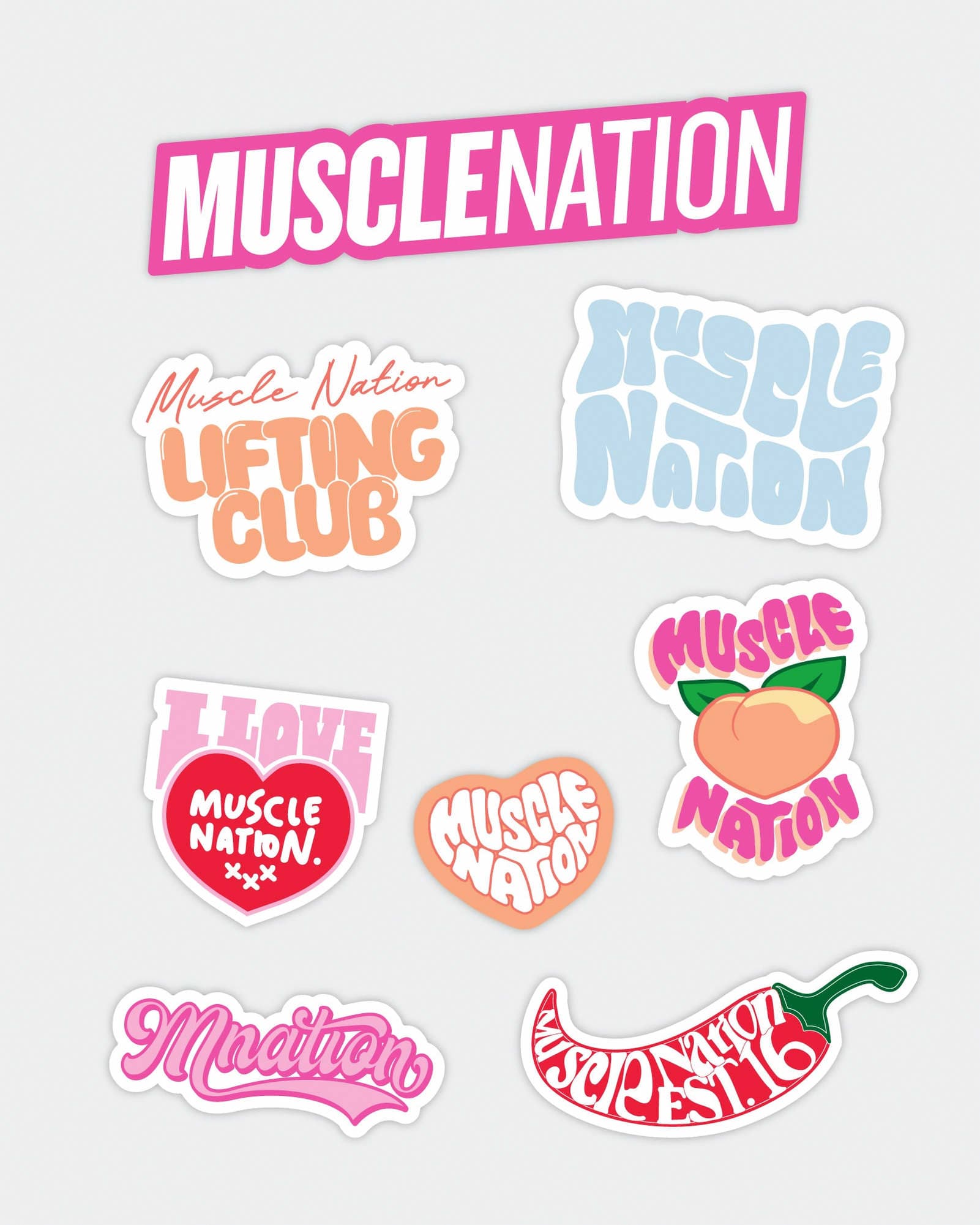 MN Sticker Pack - Summer Brights