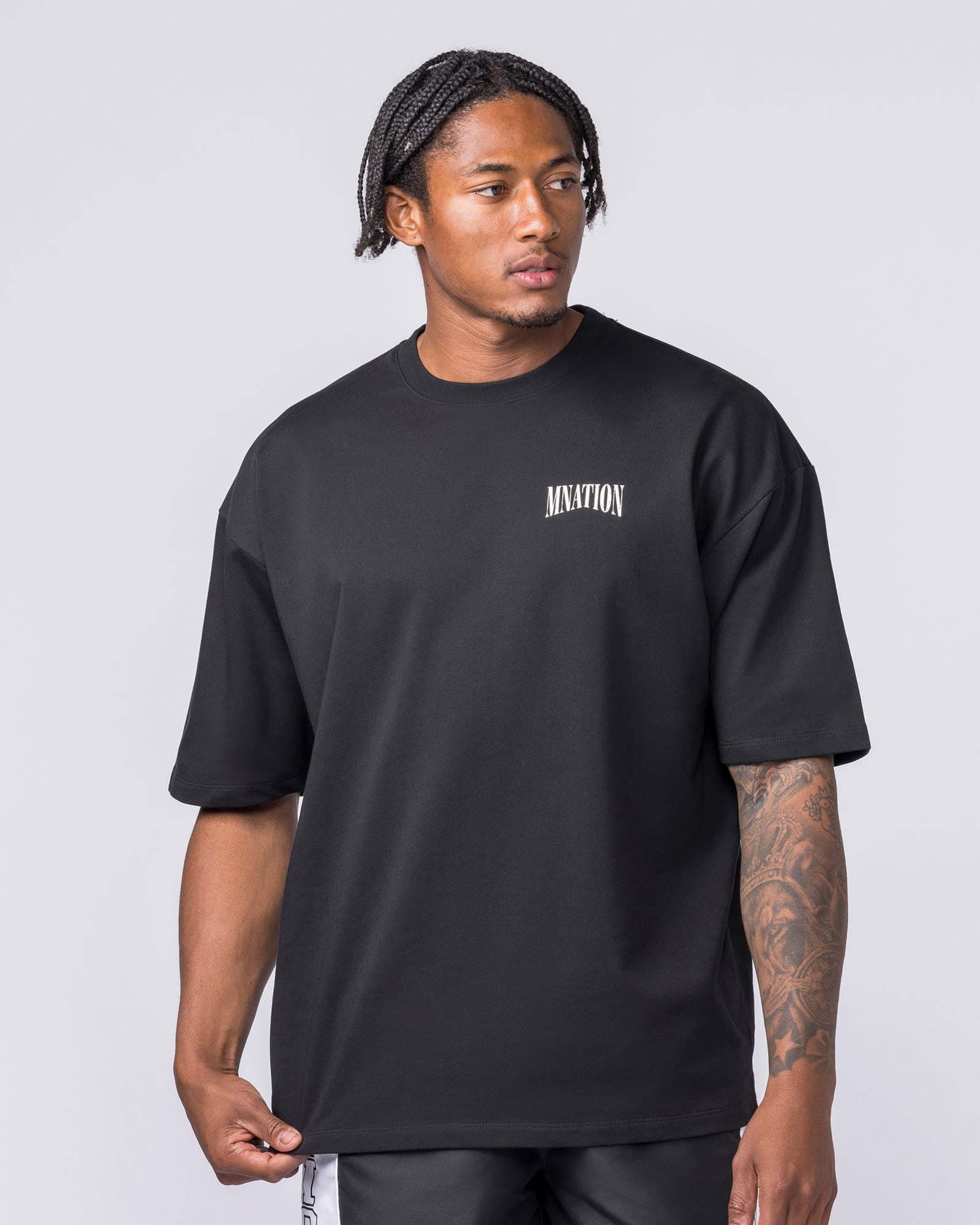 Off Duty Oversized Tee - Black