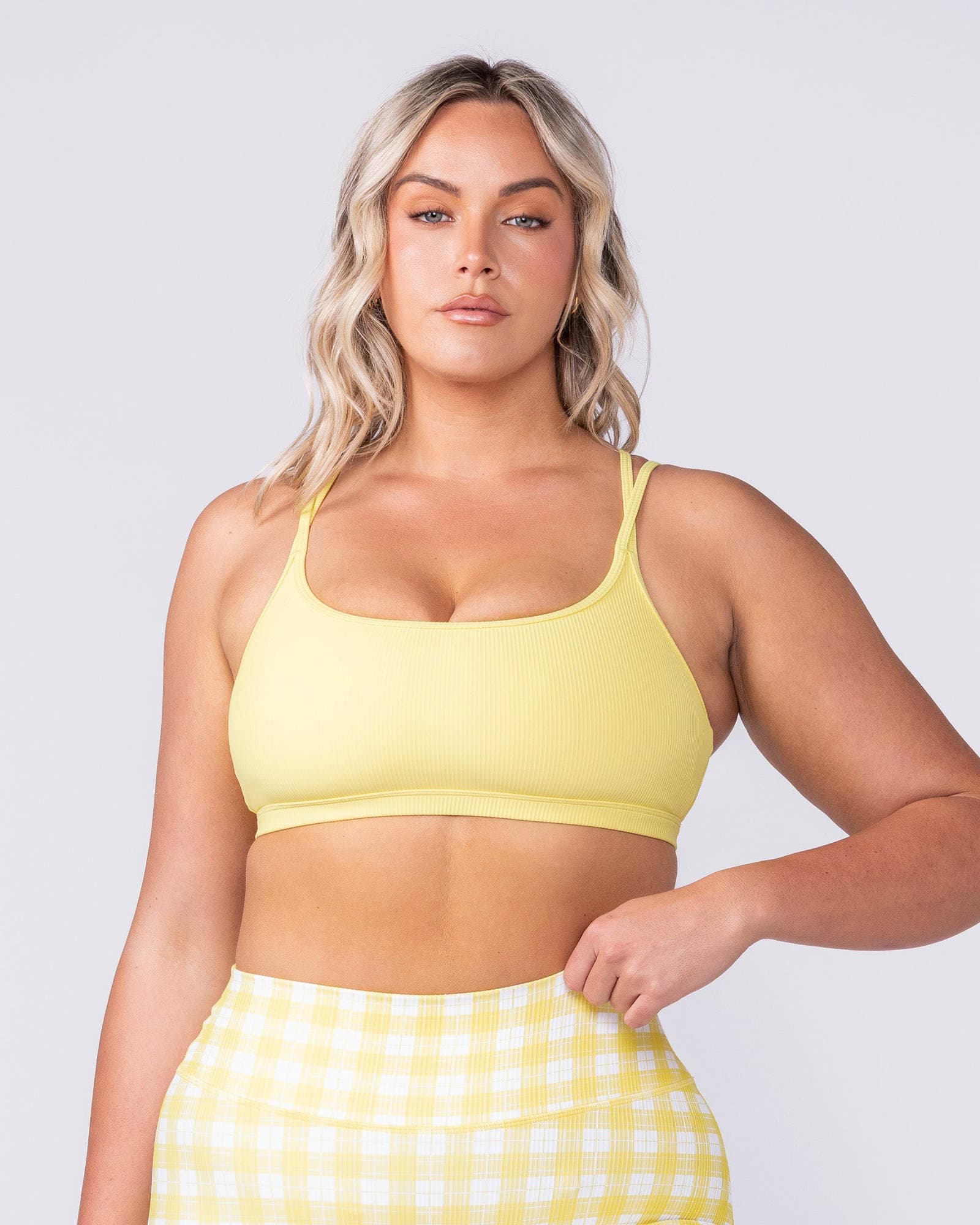 Pace It Rib Bra - Sunshine