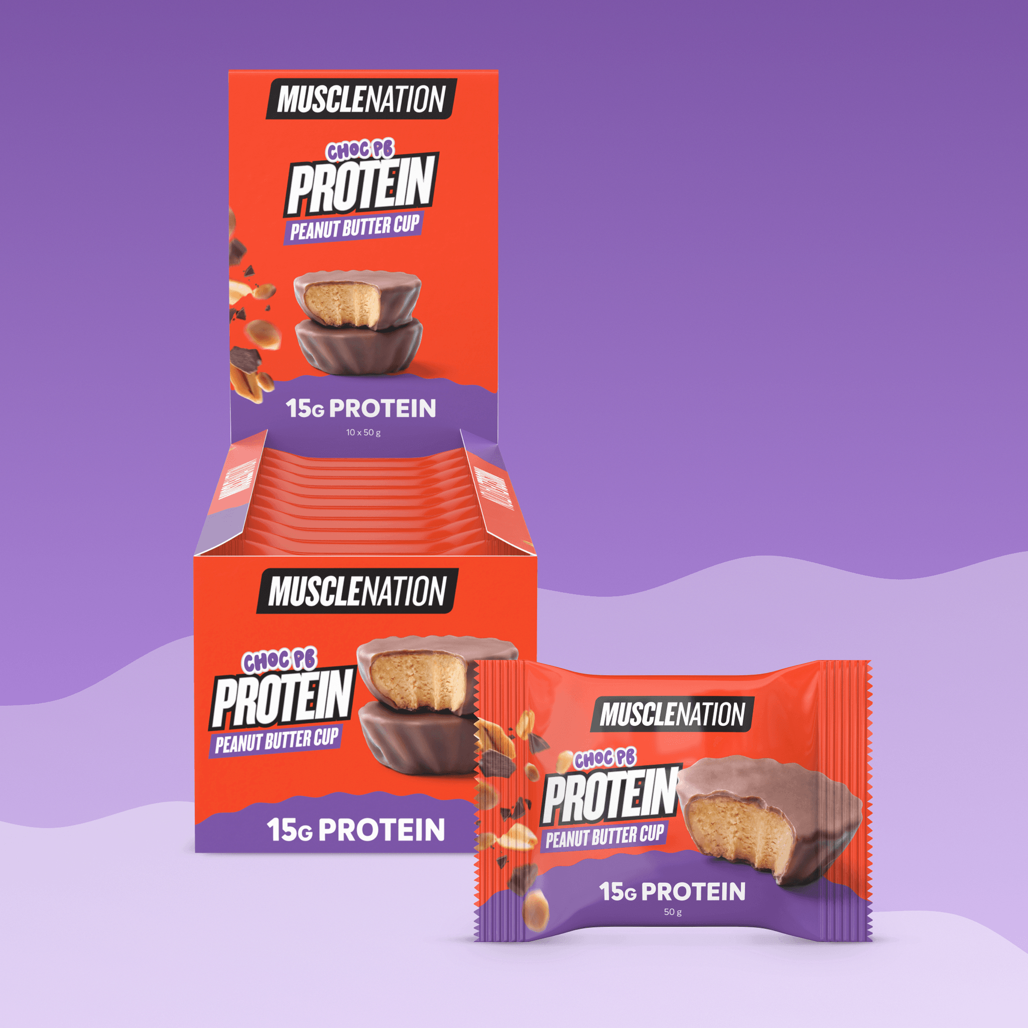 PEANUT BUTTER CUP - Choc Peanut - Box of 10