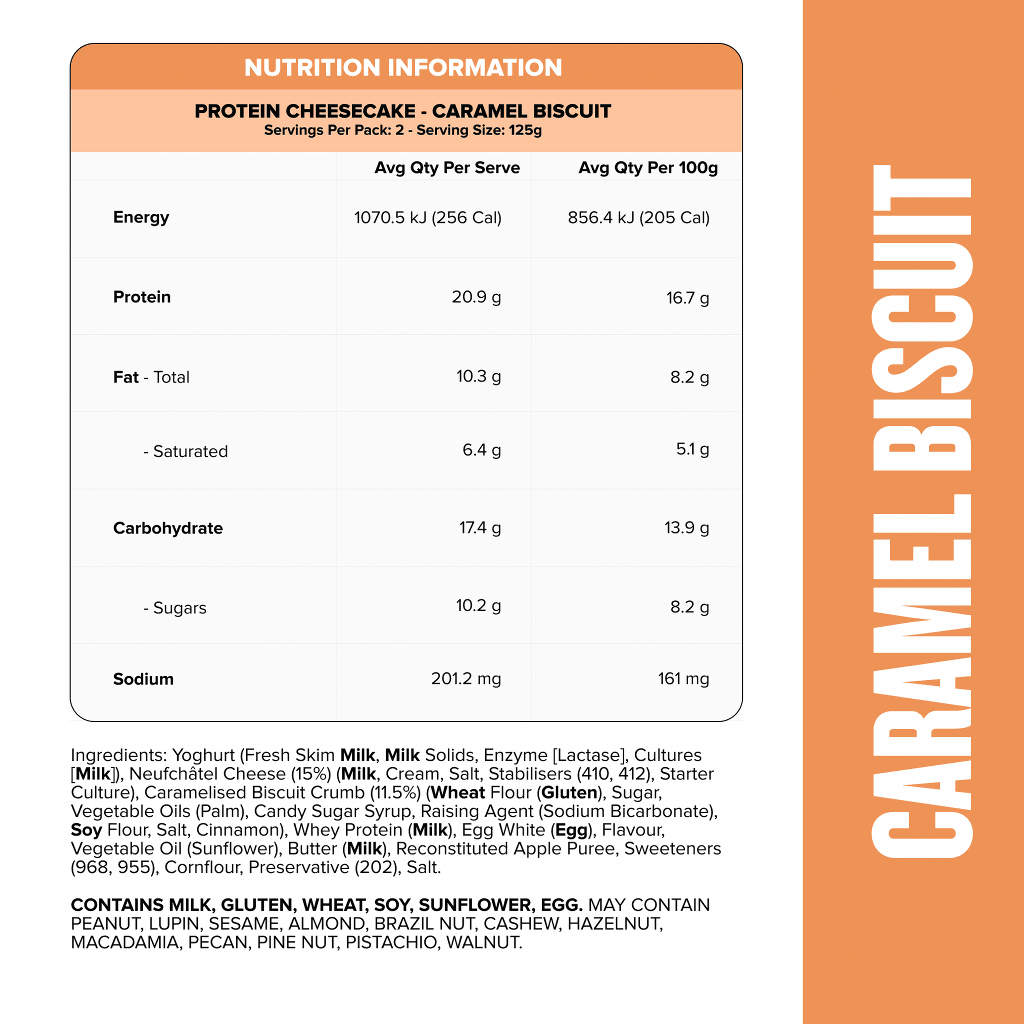 Protein Cheesecake - Caramel Biscuit