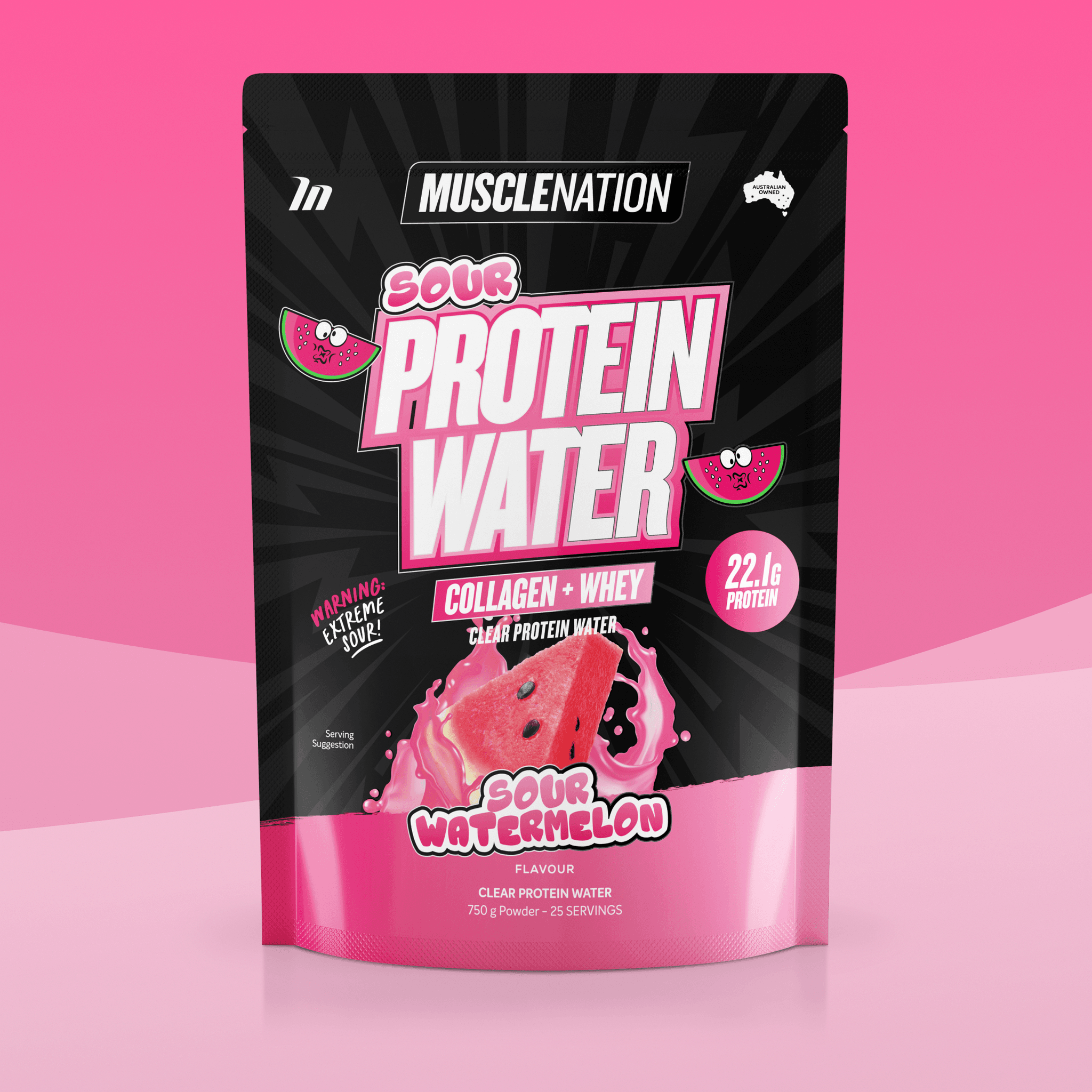 PROTEIN WATER - Sour Watermelon - 25 serves