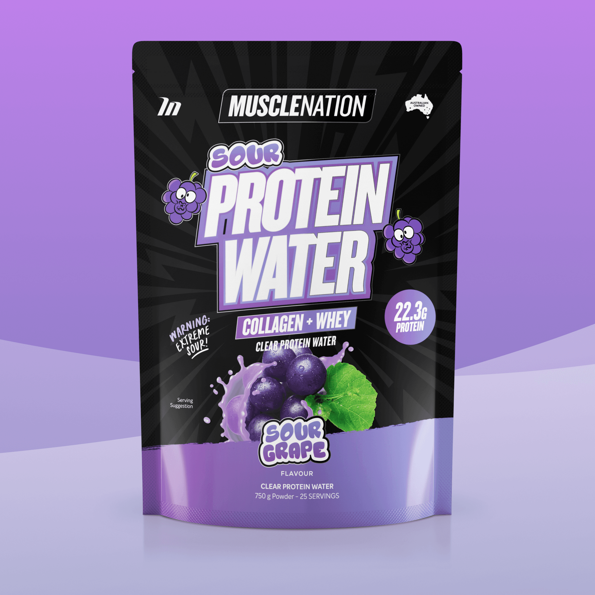 PROTEIN WATER - Sour Grape - 25 serves